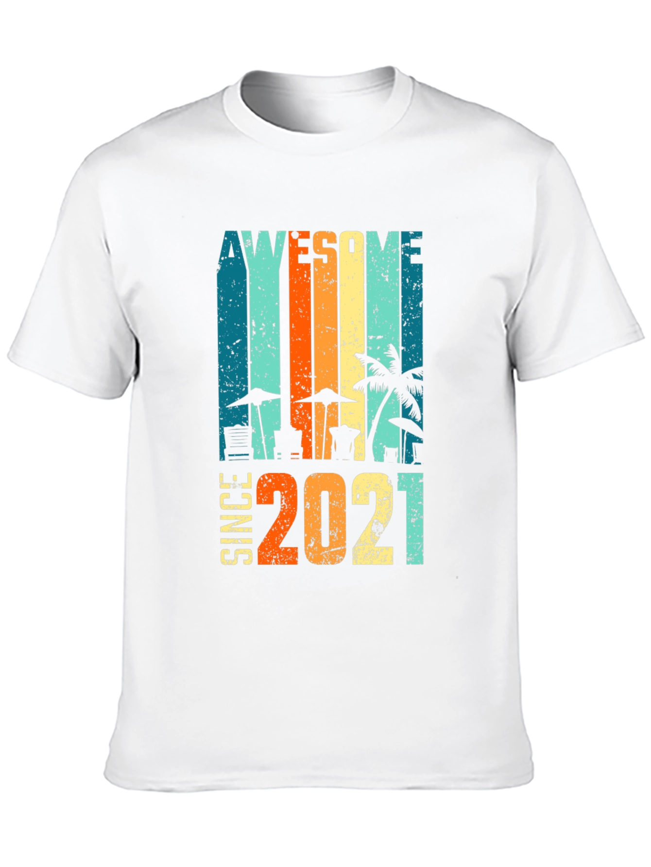Awesome Since 2021 Beach T-Shirt