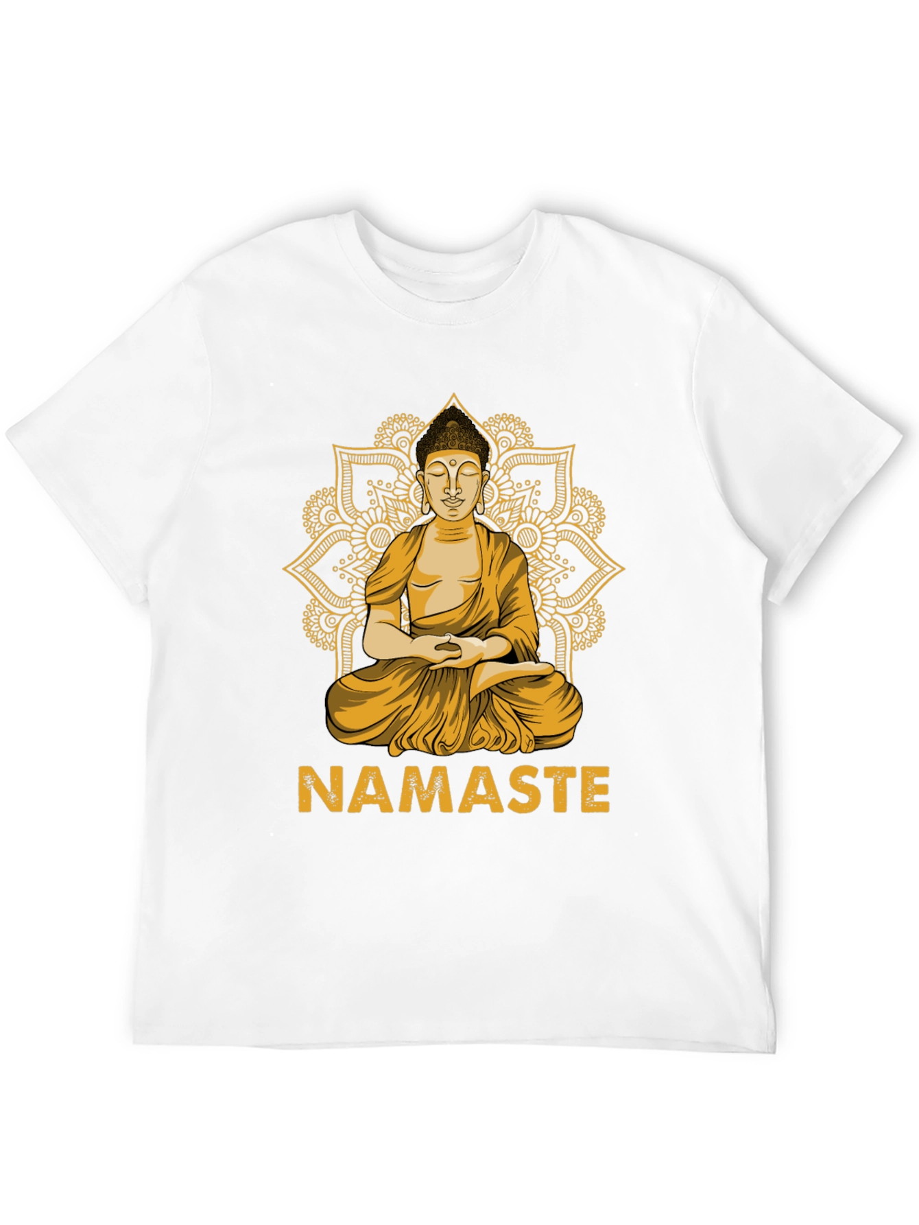 Buddha Namaste Graphic Tee - Spiritual Zen Shirt