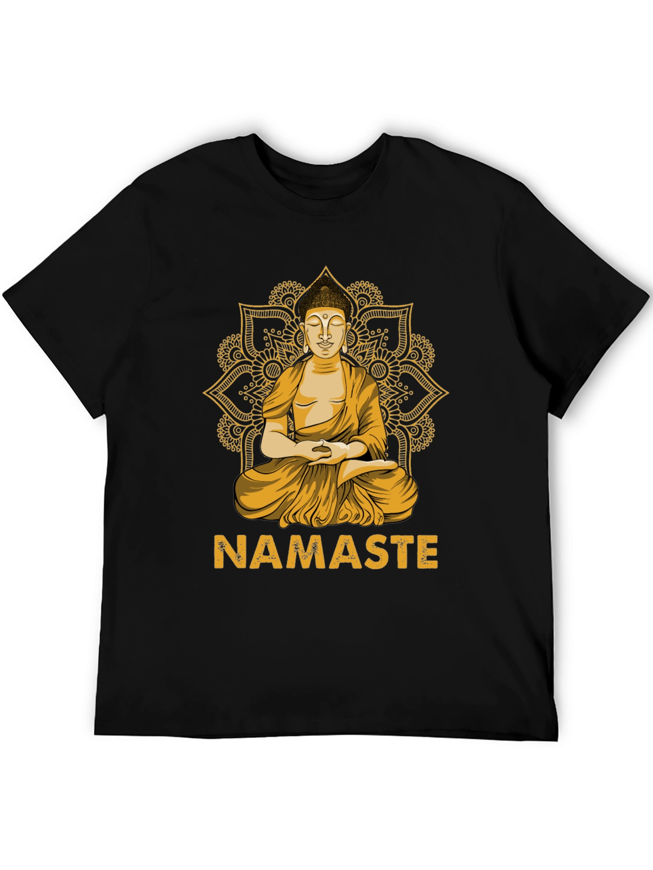 Buddha Namaste Graphic Tee - Spiritual Zen Shirt