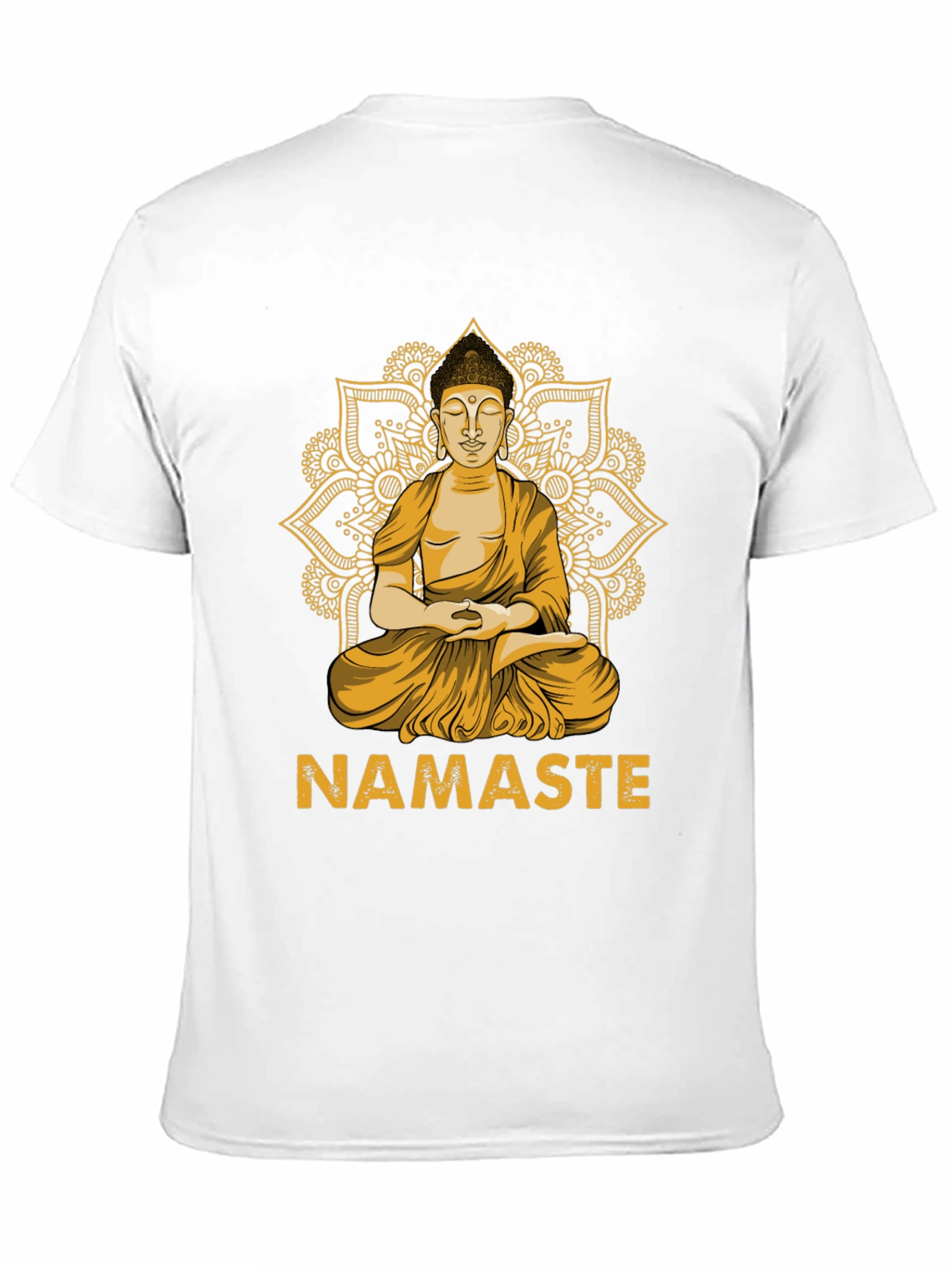 Buddha Namaste Graphic Tee - Spiritual Zen Shirt