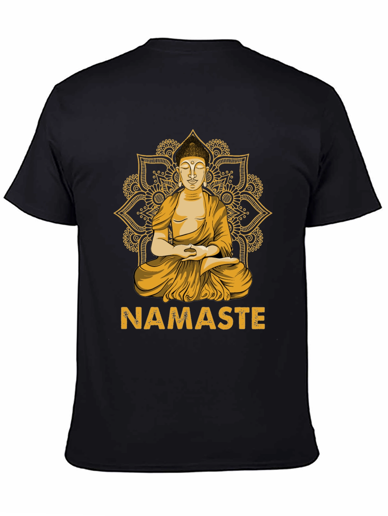 Buddha Namaste Graphic Tee - Spiritual Zen Shirt