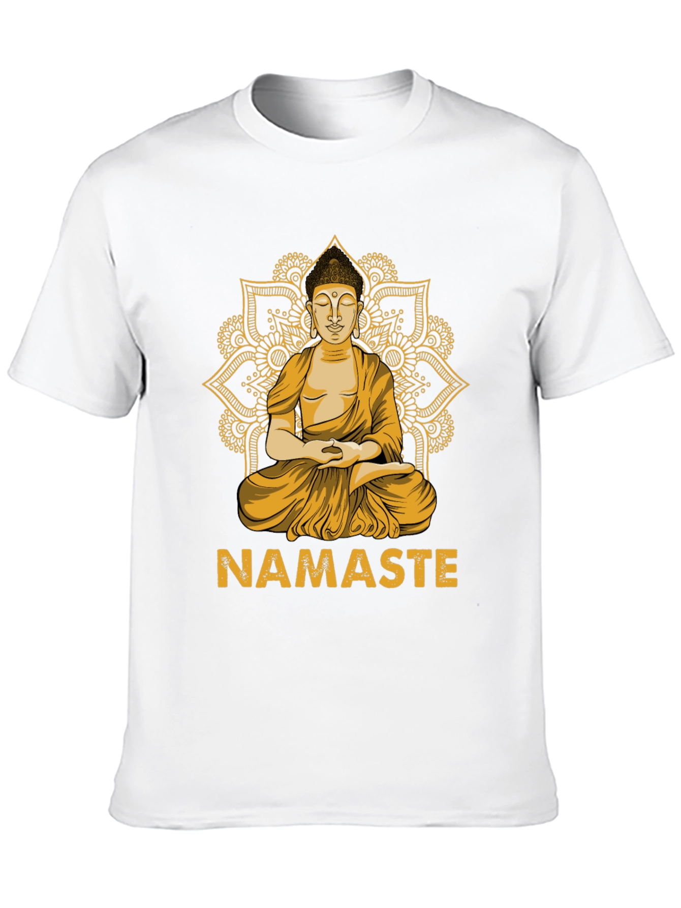 Buddha Namaste Graphic Tee - Spiritual Zen Shirt