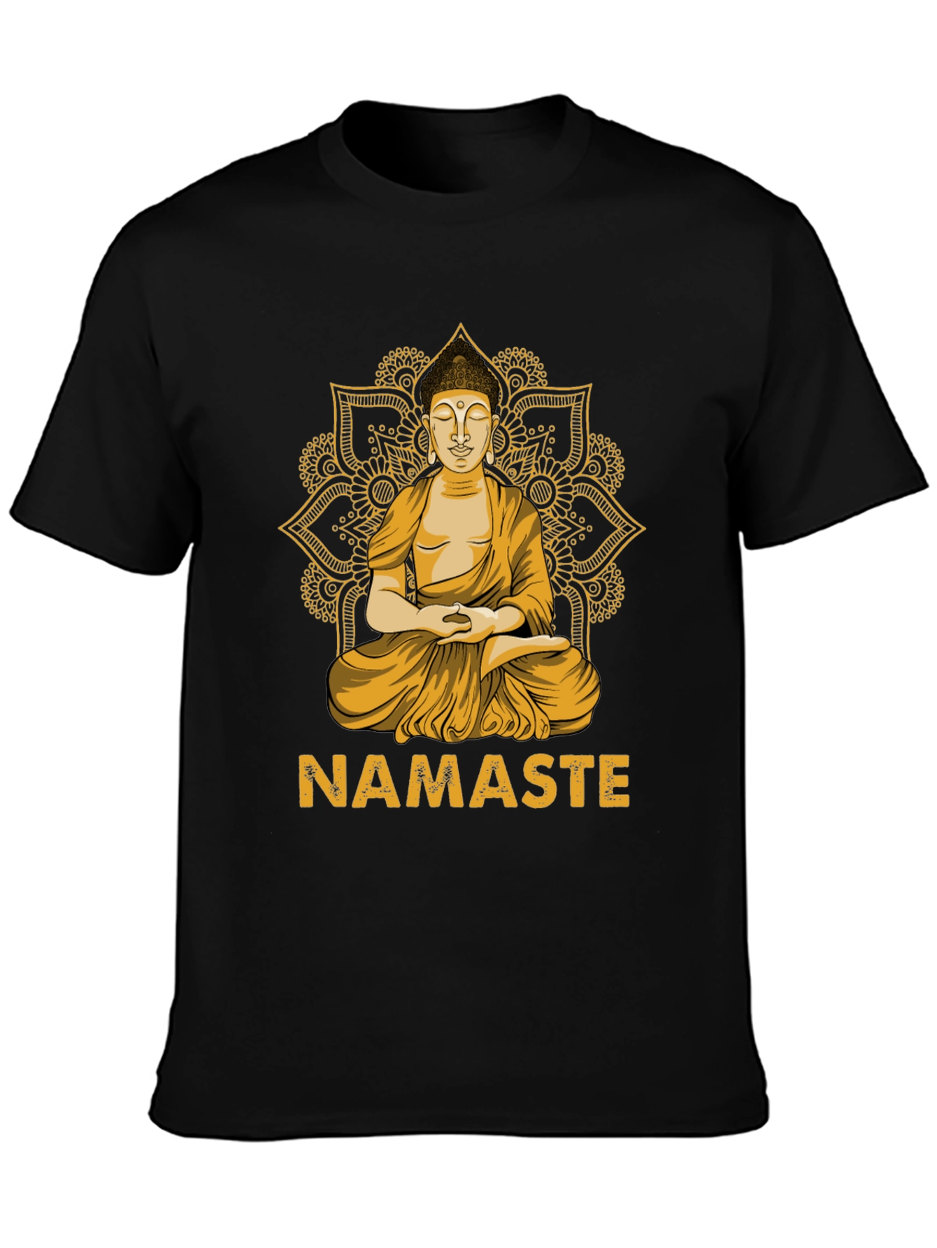 Buddha Namaste Graphic Tee - Spiritual Zen Shirt