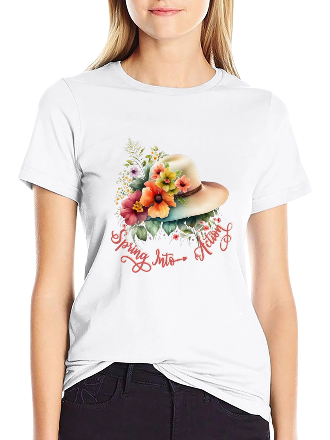 Spring into Action Graphic T-Shirt