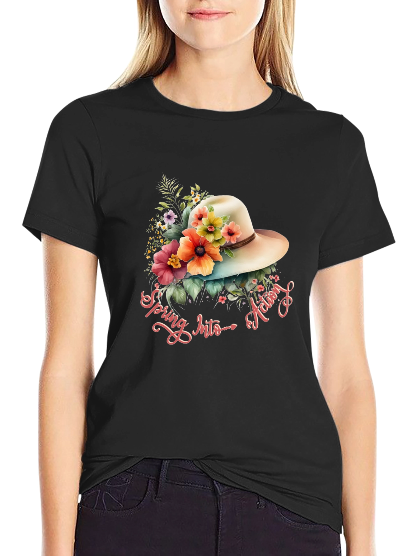 Spring into Action Graphic T-Shirt