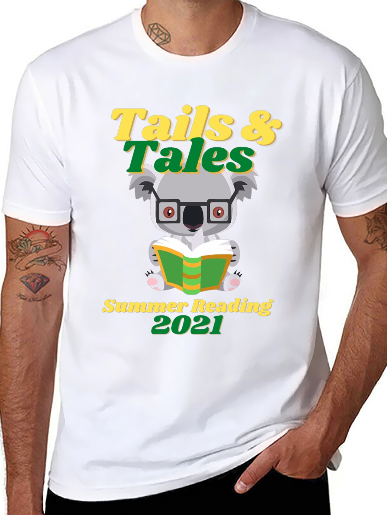 Tails & Tales Summer Reading 2021 Graphic Tee
