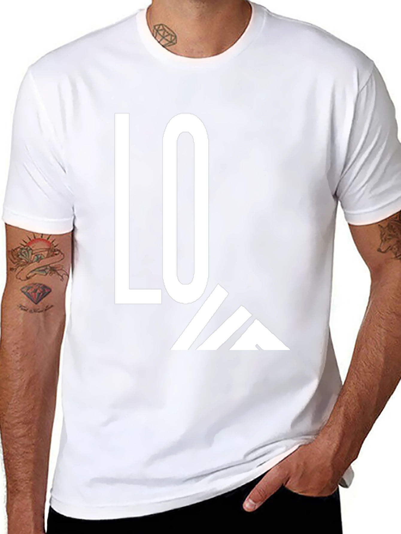 Love Mountain Graphic Tee - Black
