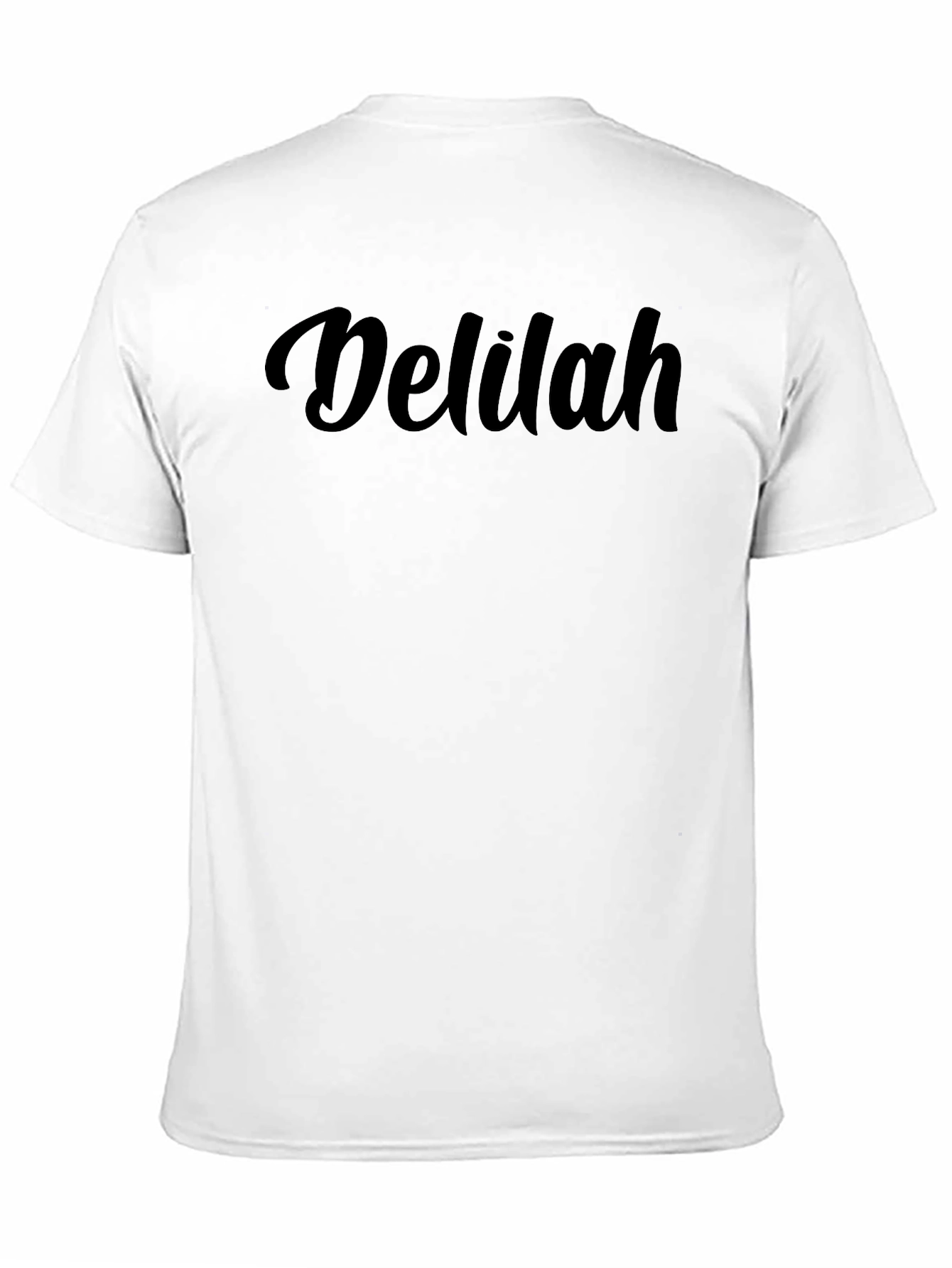 Delilah Graphic Tee - Stylish Unisex Black T-Shirt