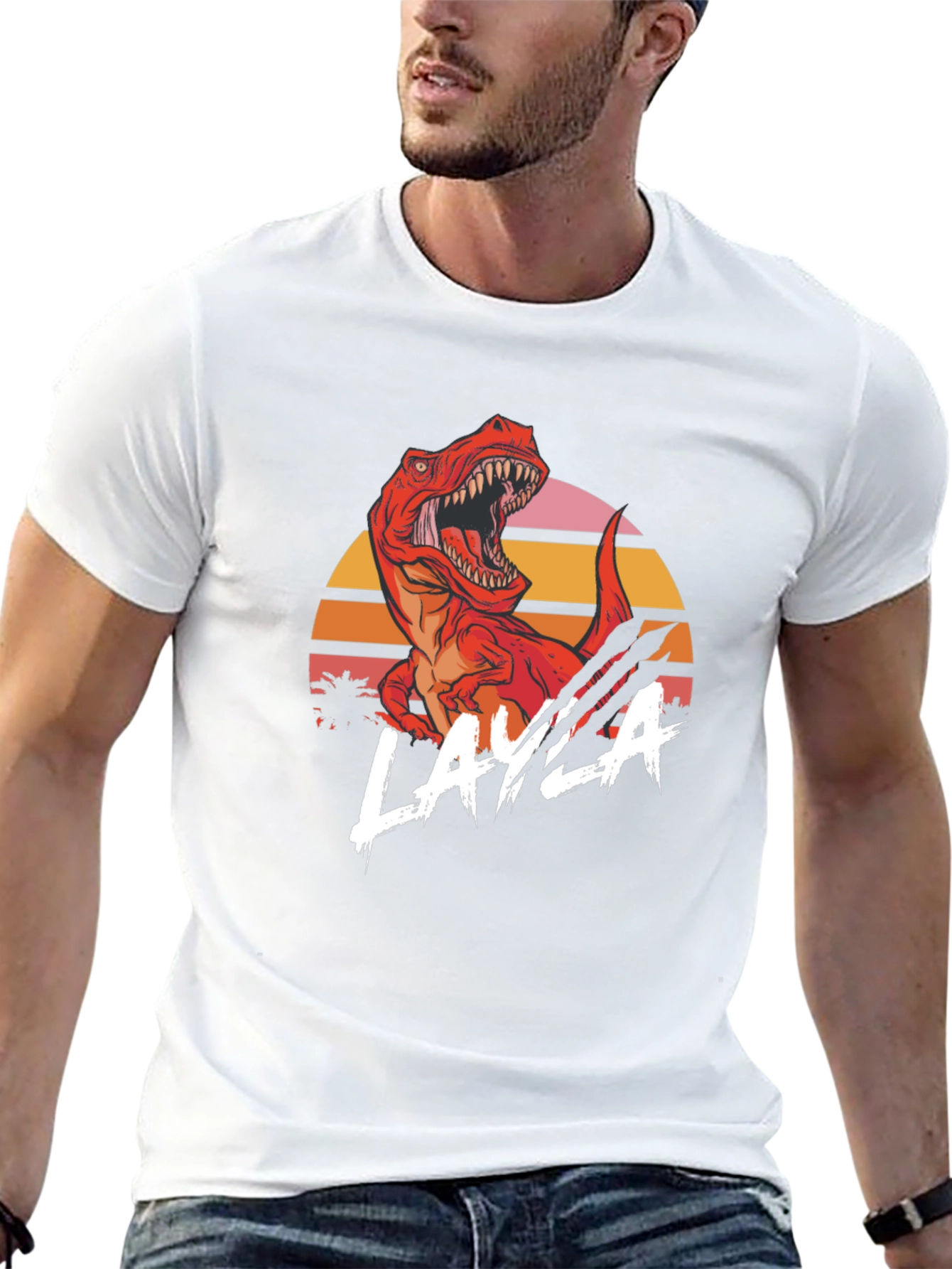 Retro Dinosaur Layla T-Shirt