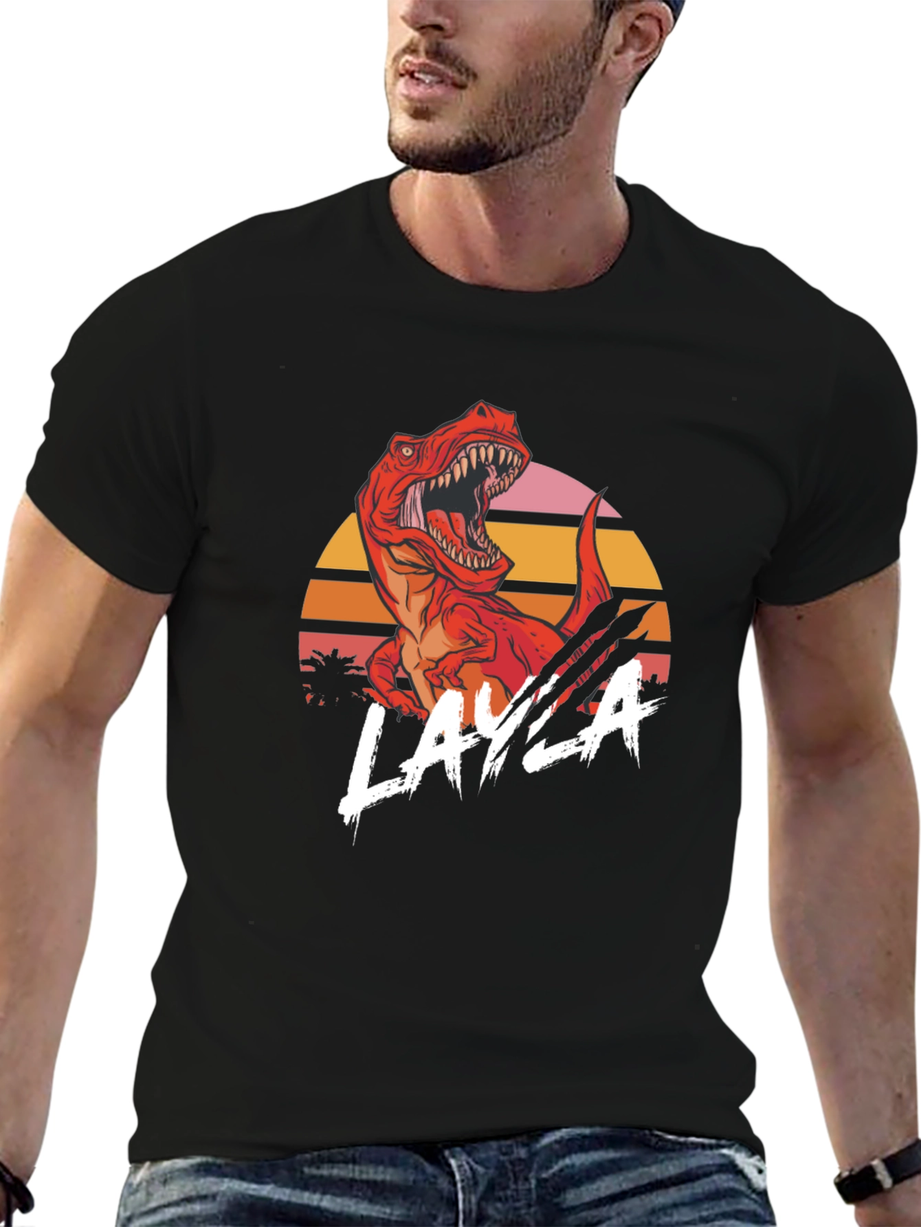 Retro Dinosaur Layla T-Shirt