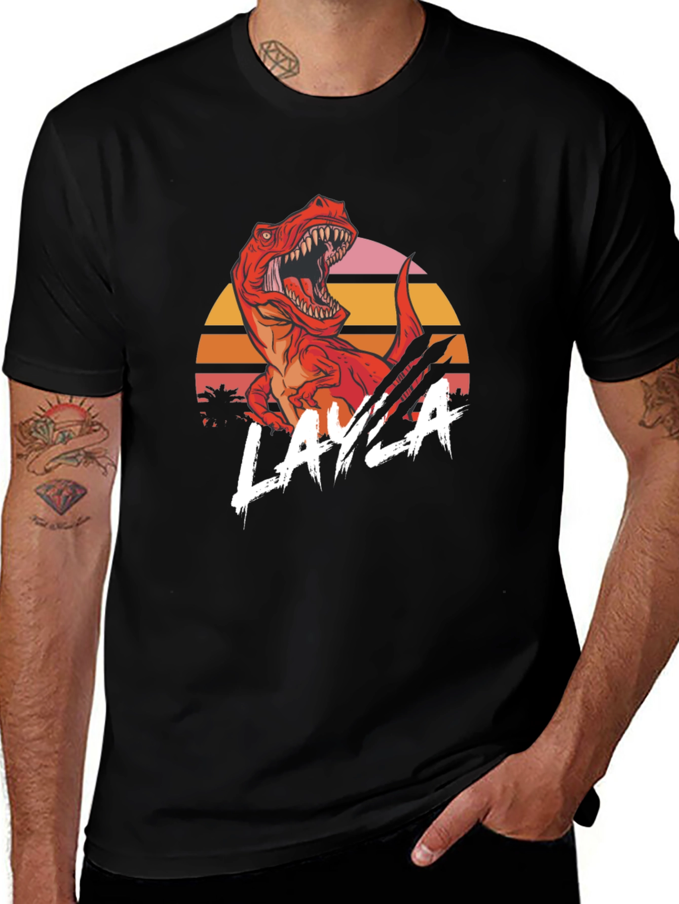Retro Dinosaur Layla T-Shirt