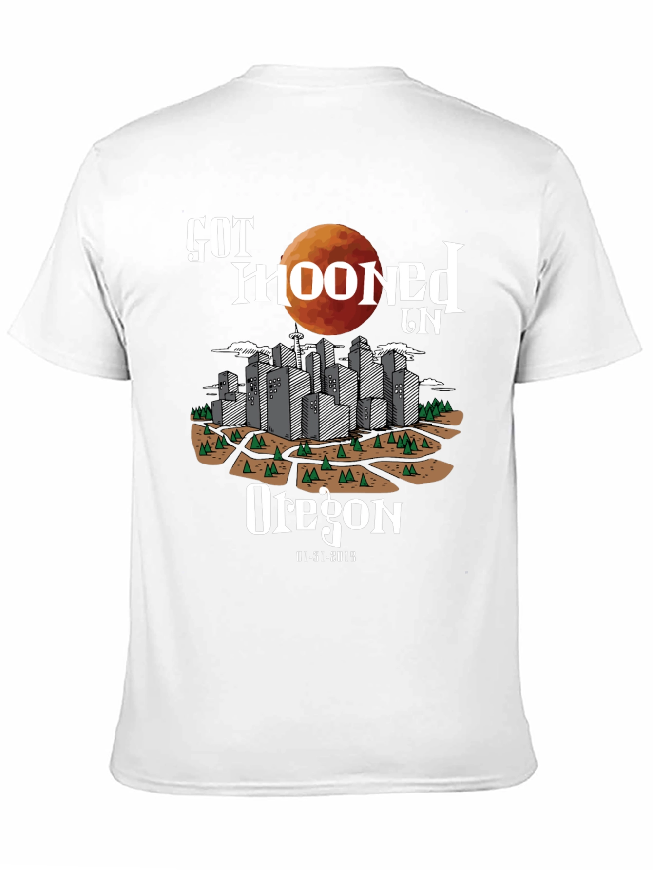 Got Mooned in Oregon Eclipse T-Shirt