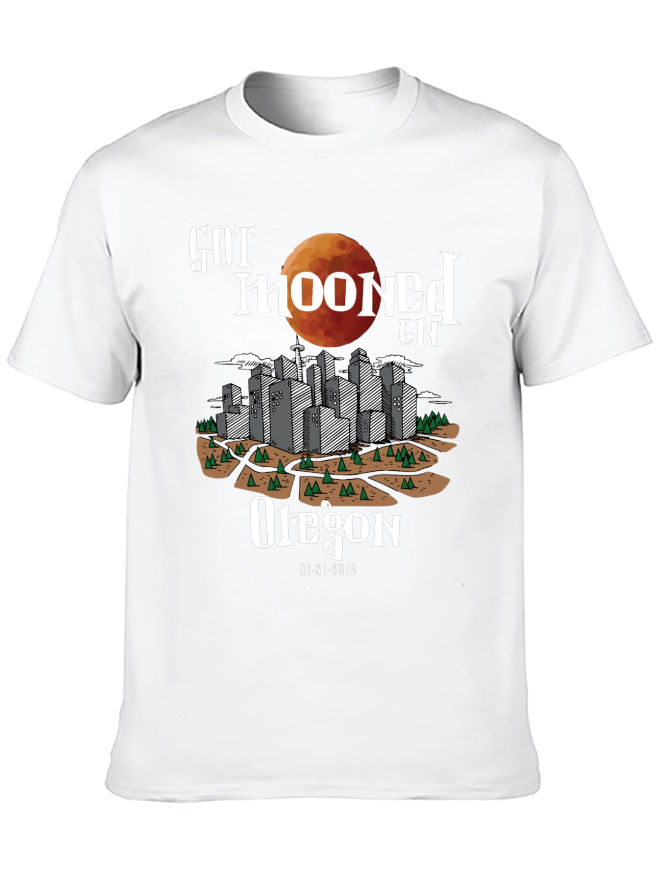 Got Mooned in Oregon Eclipse T-Shirt