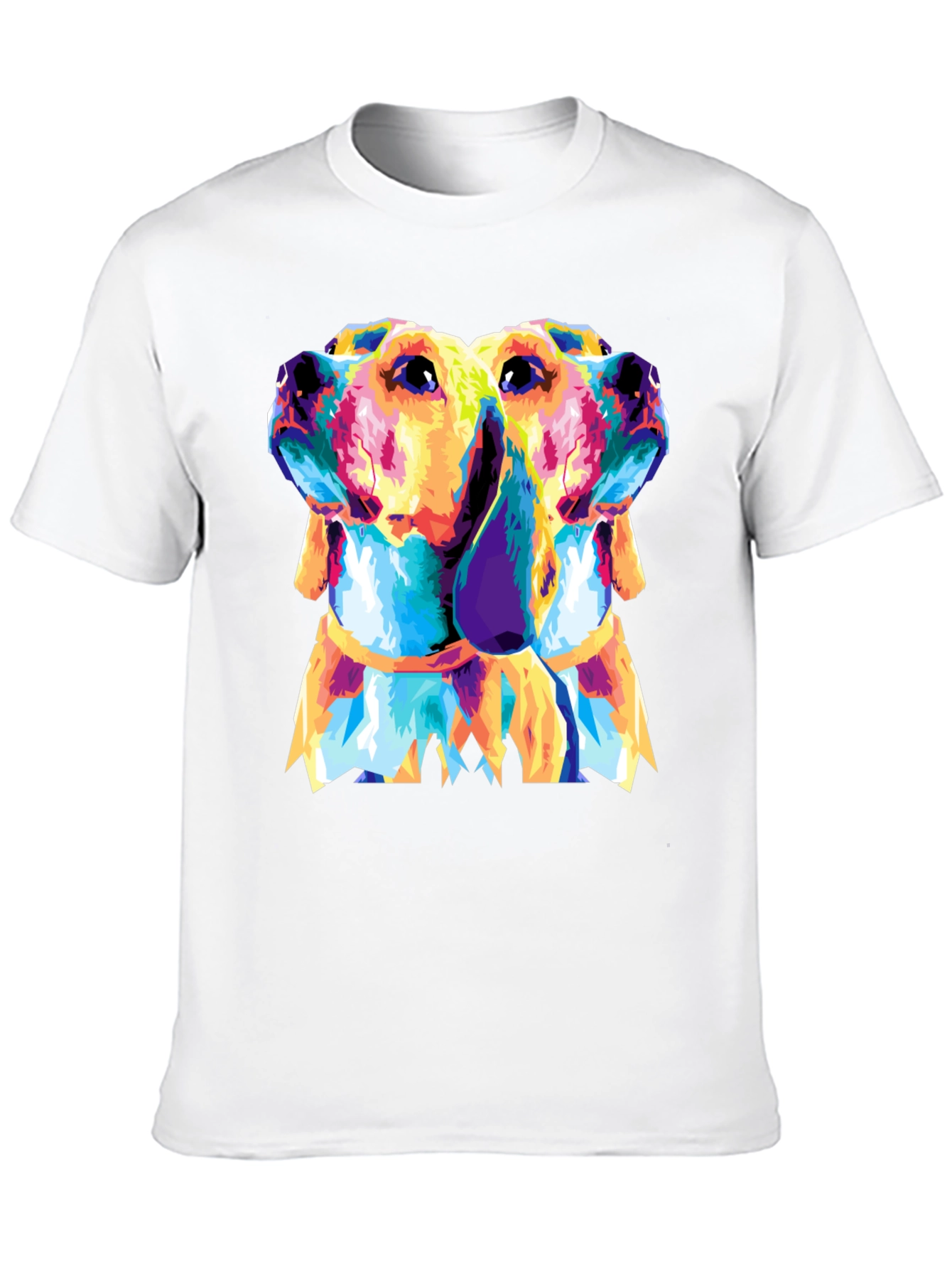 Abstract Dog Pop Art Graphic Tee