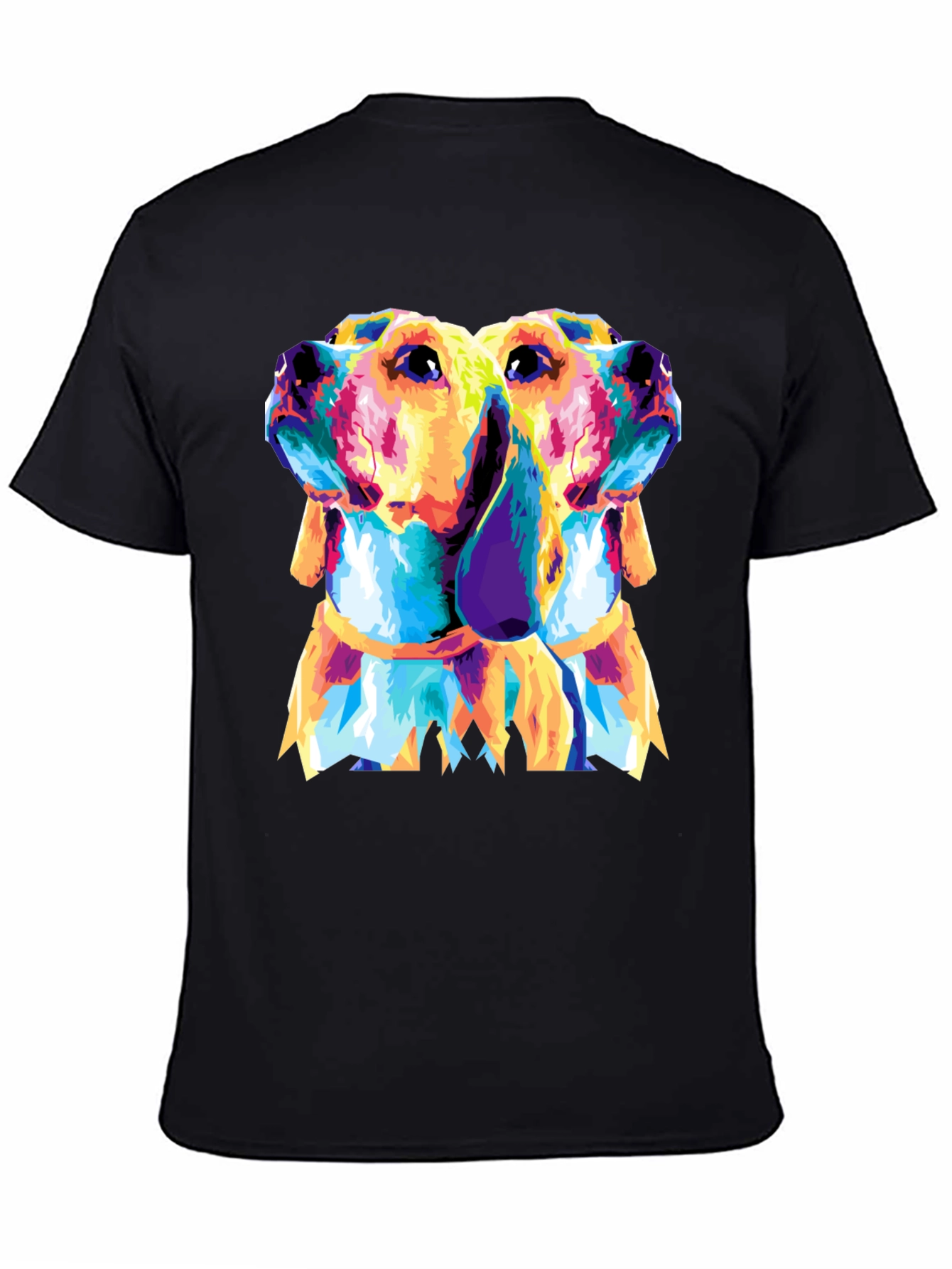 Abstract Dog Pop Art Graphic Tee