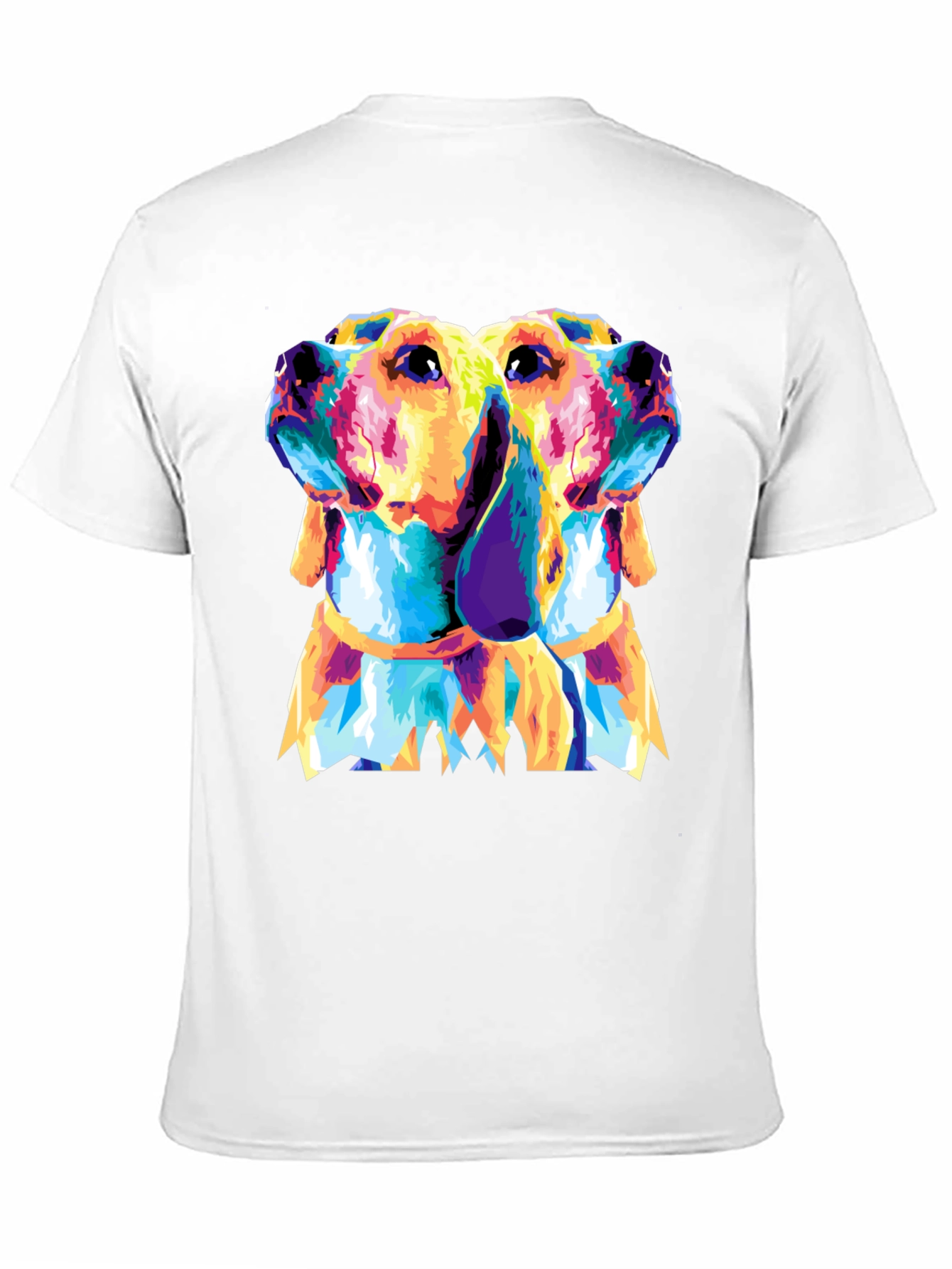 Abstract Dog Pop Art Graphic Tee