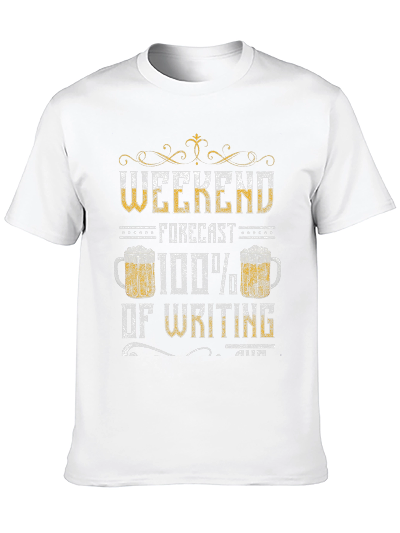 Weekend Forecast Writing Tee