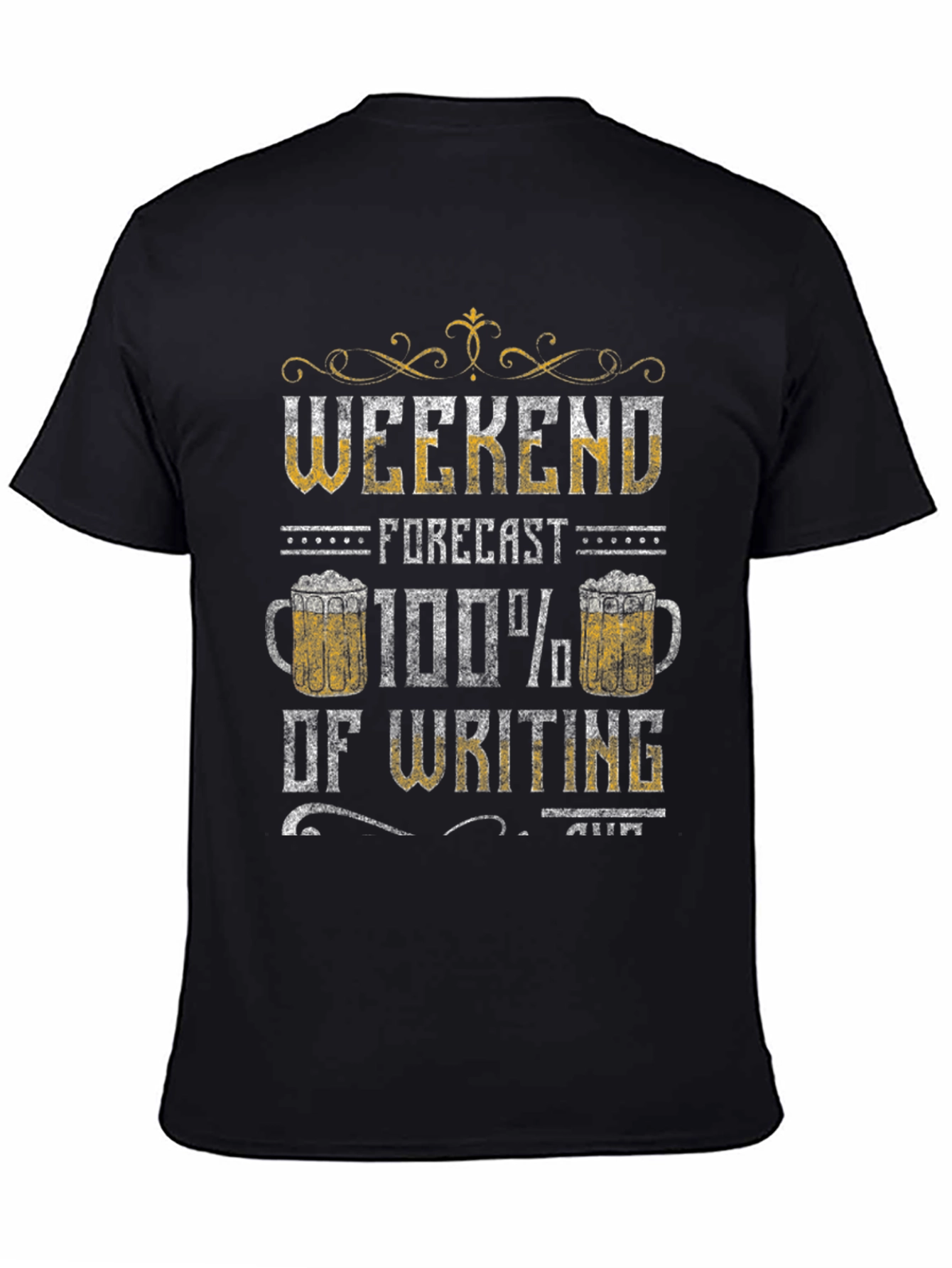 Weekend Forecast Writing Tee