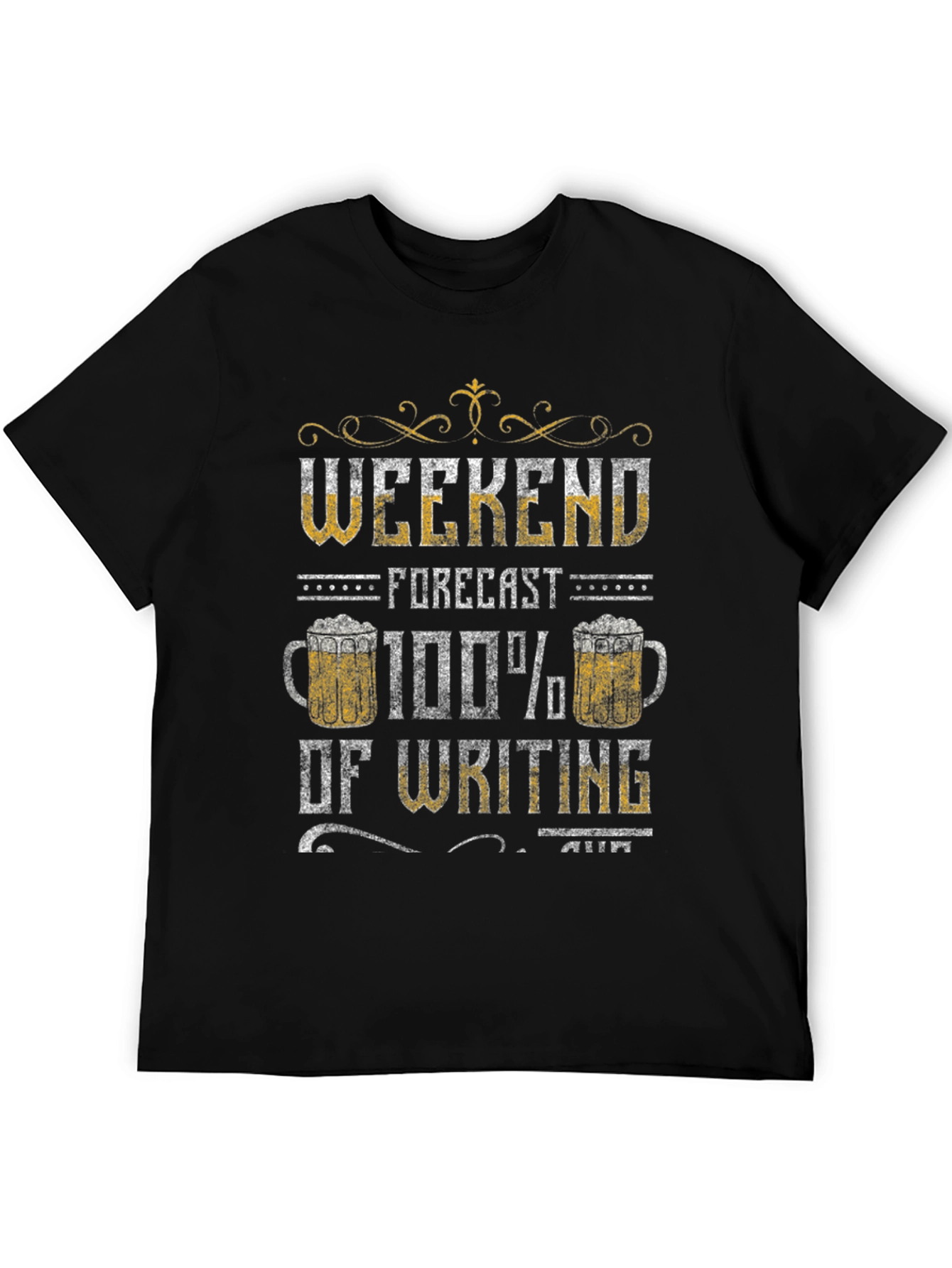 Weekend Forecast Writing Tee