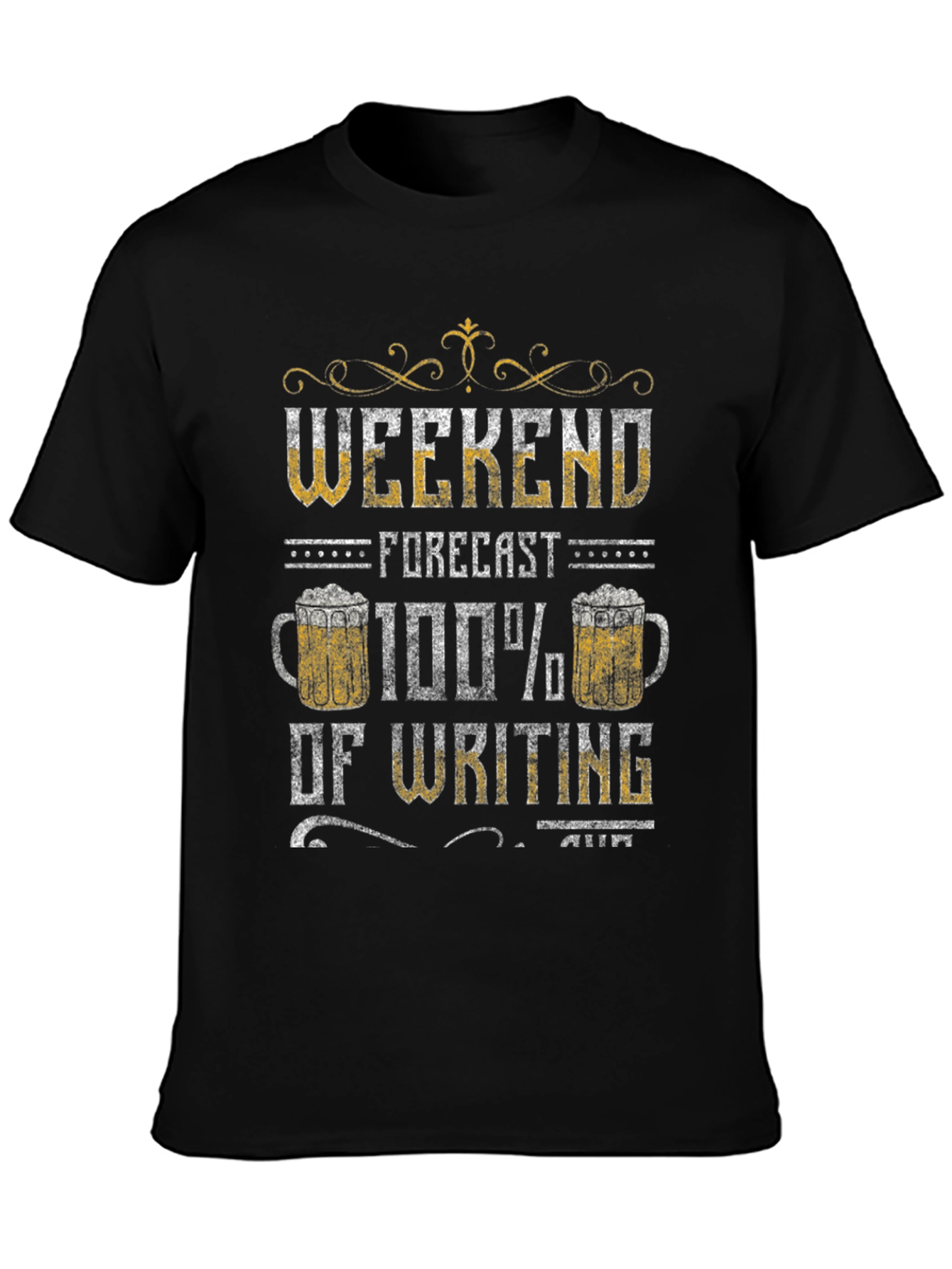 Weekend Forecast Writing Tee