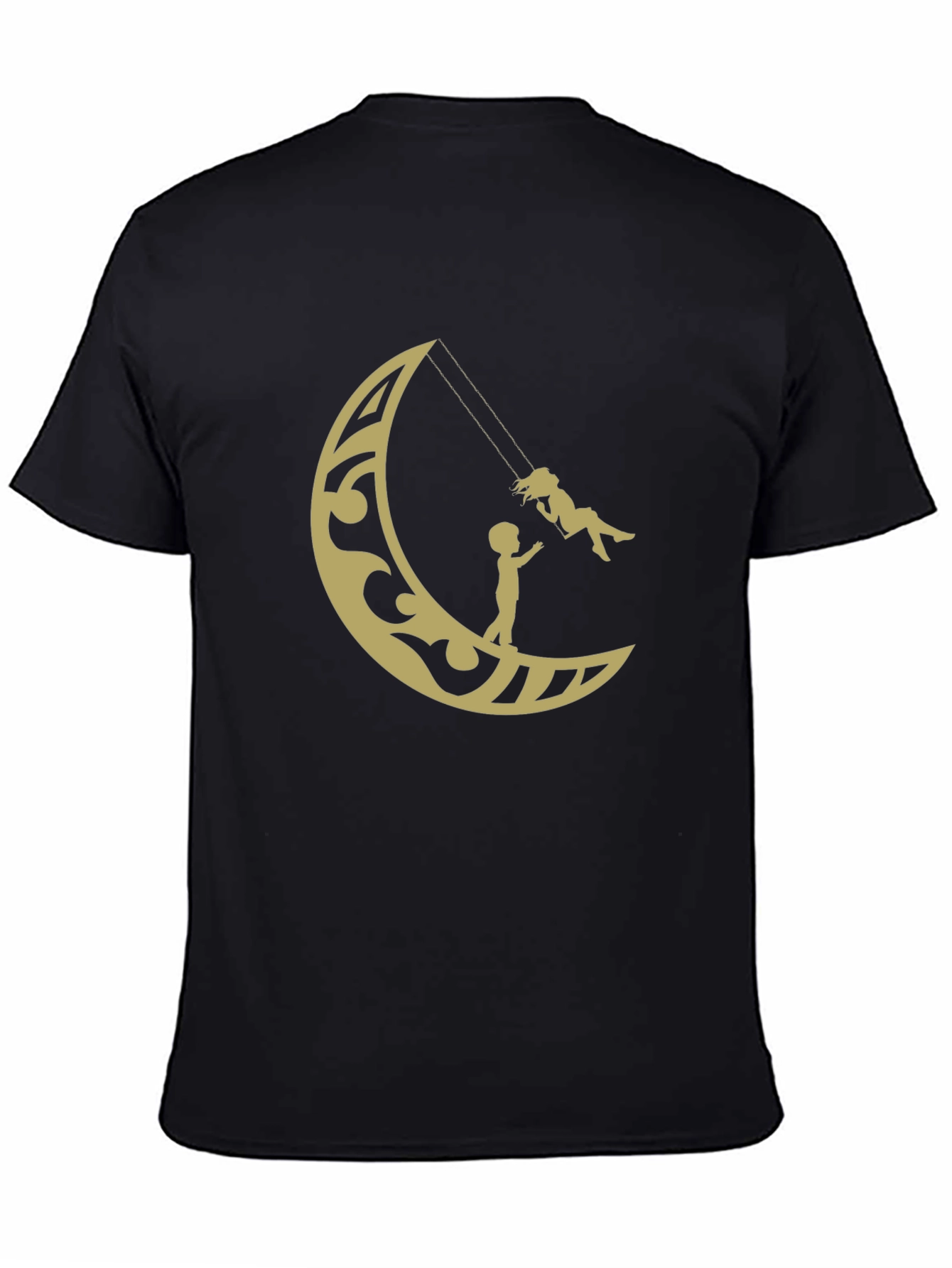 Moon Swing Graphic Tee - Stylish Cotton T-Shirt