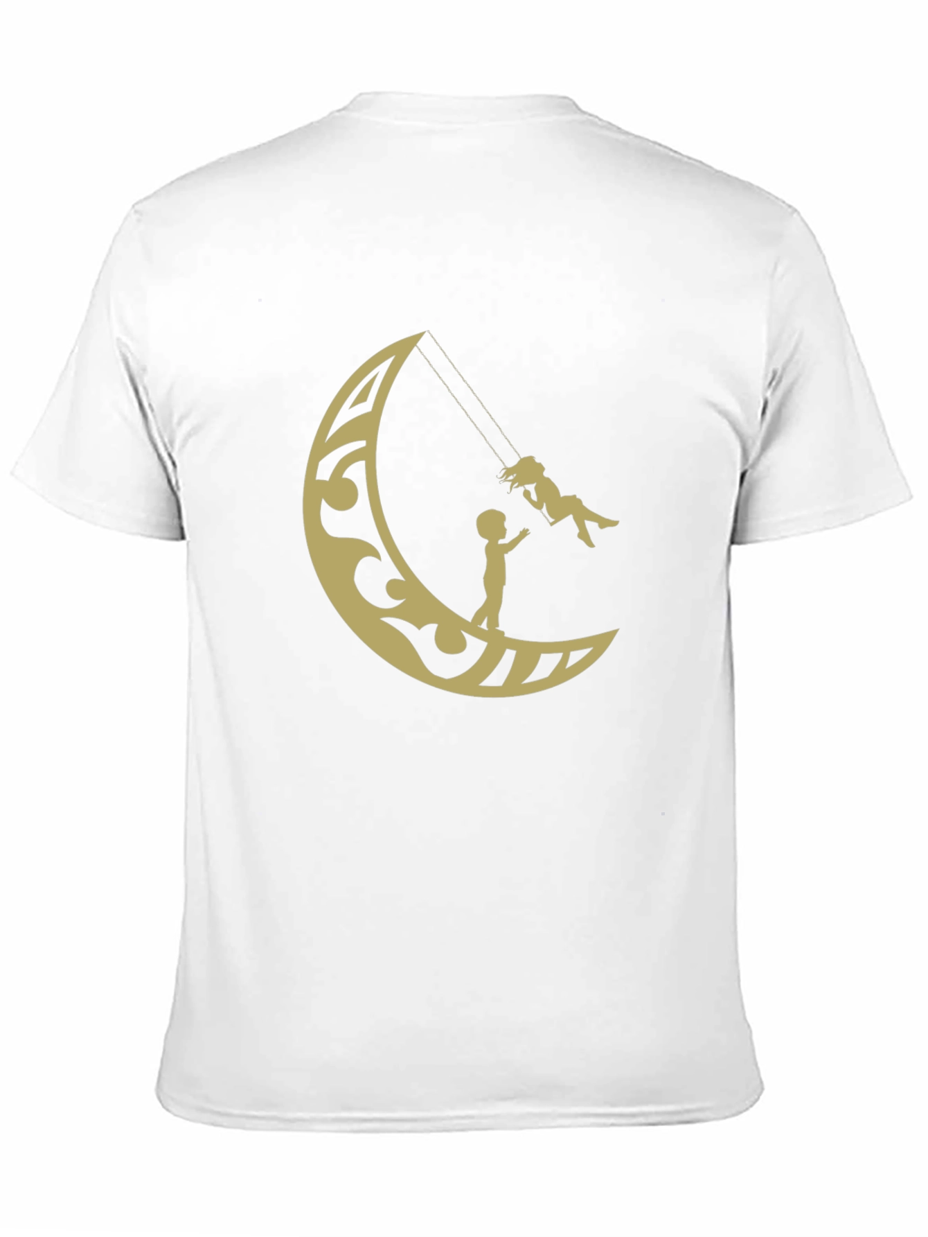 Moon Swing Graphic Tee - Stylish Cotton T-Shirt