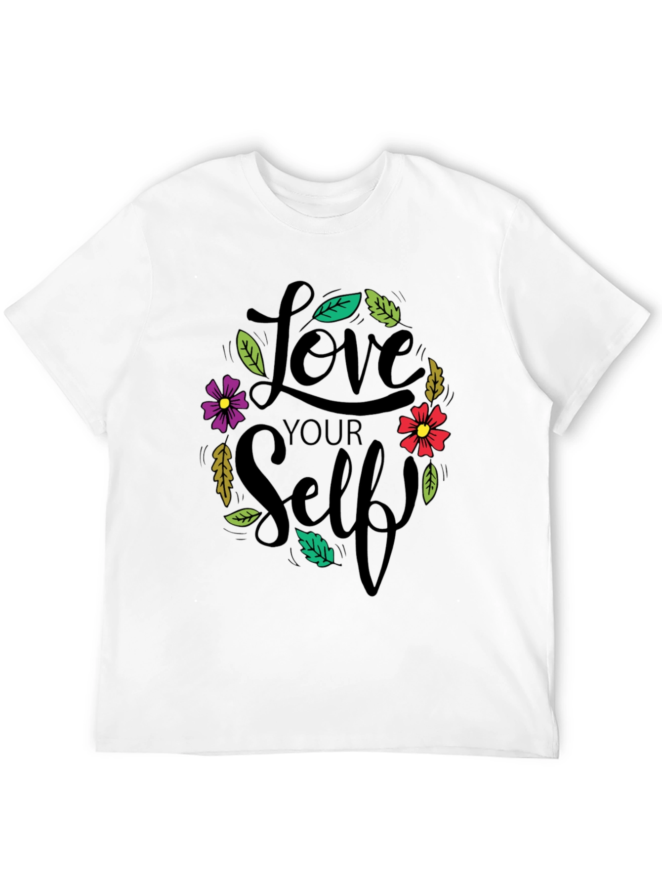 Love Yourself Black Graphic T-Shirt