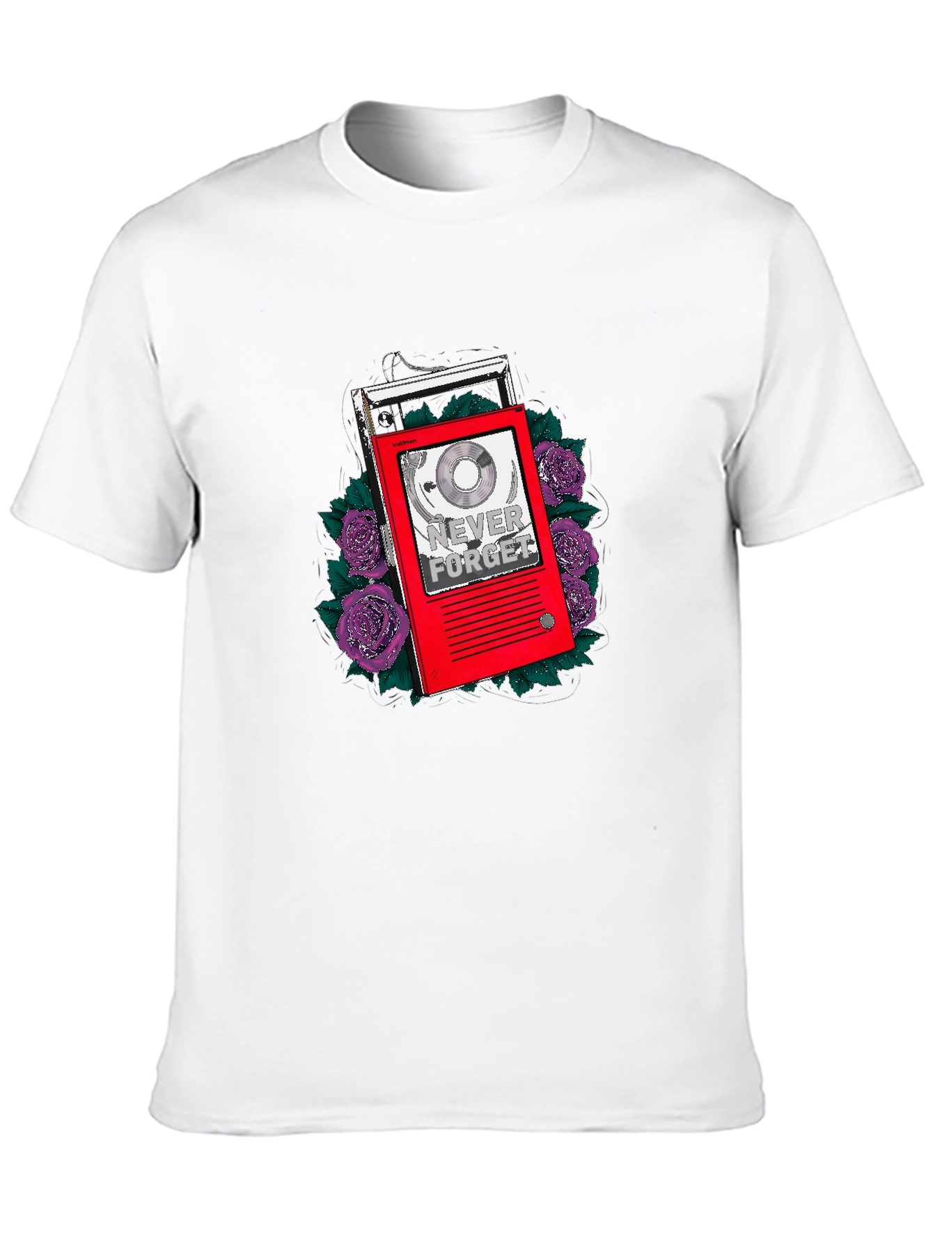 Retro Music Player Graphic T-Shirt