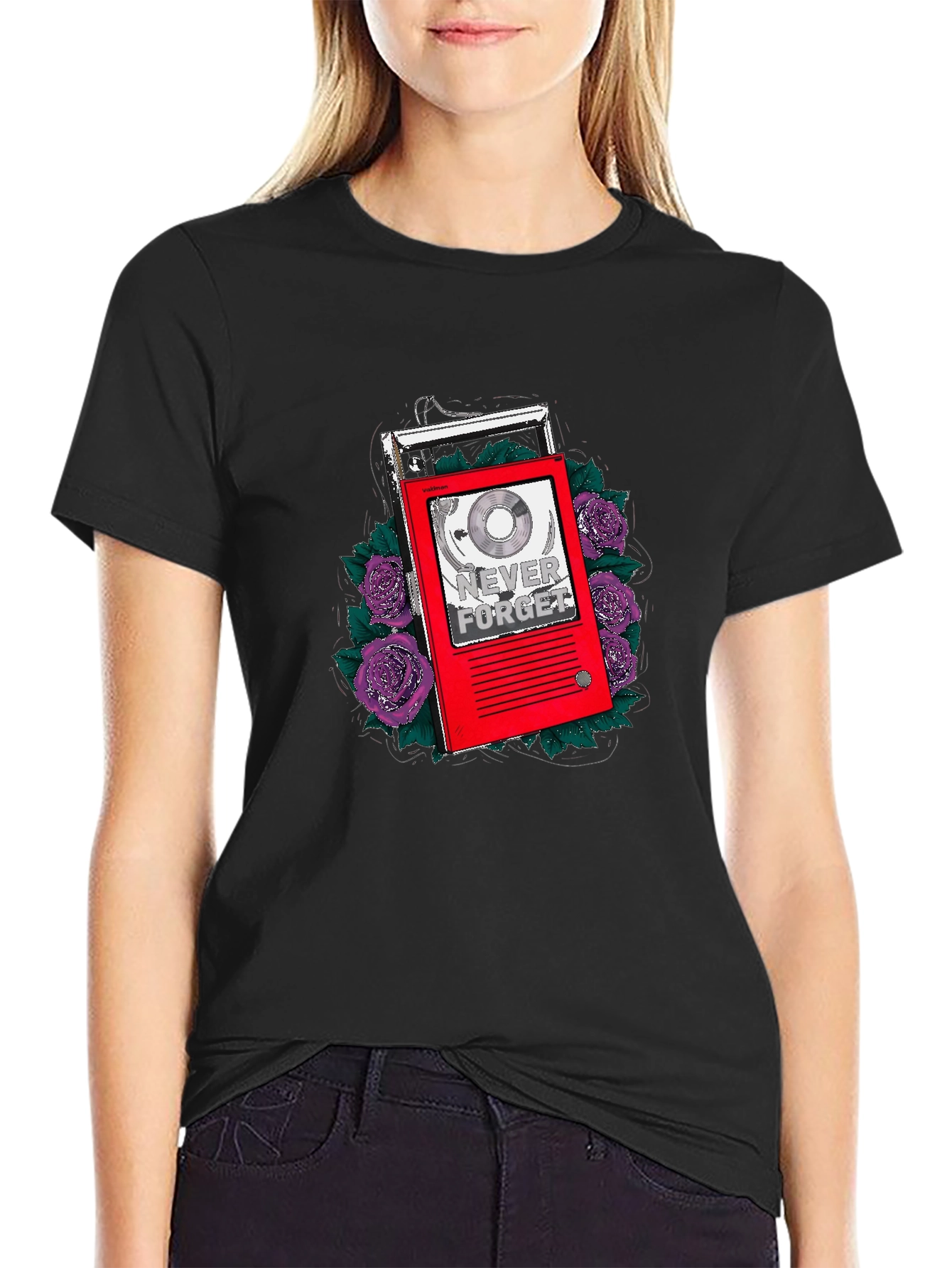 Retro Music Player Graphic T-Shirt