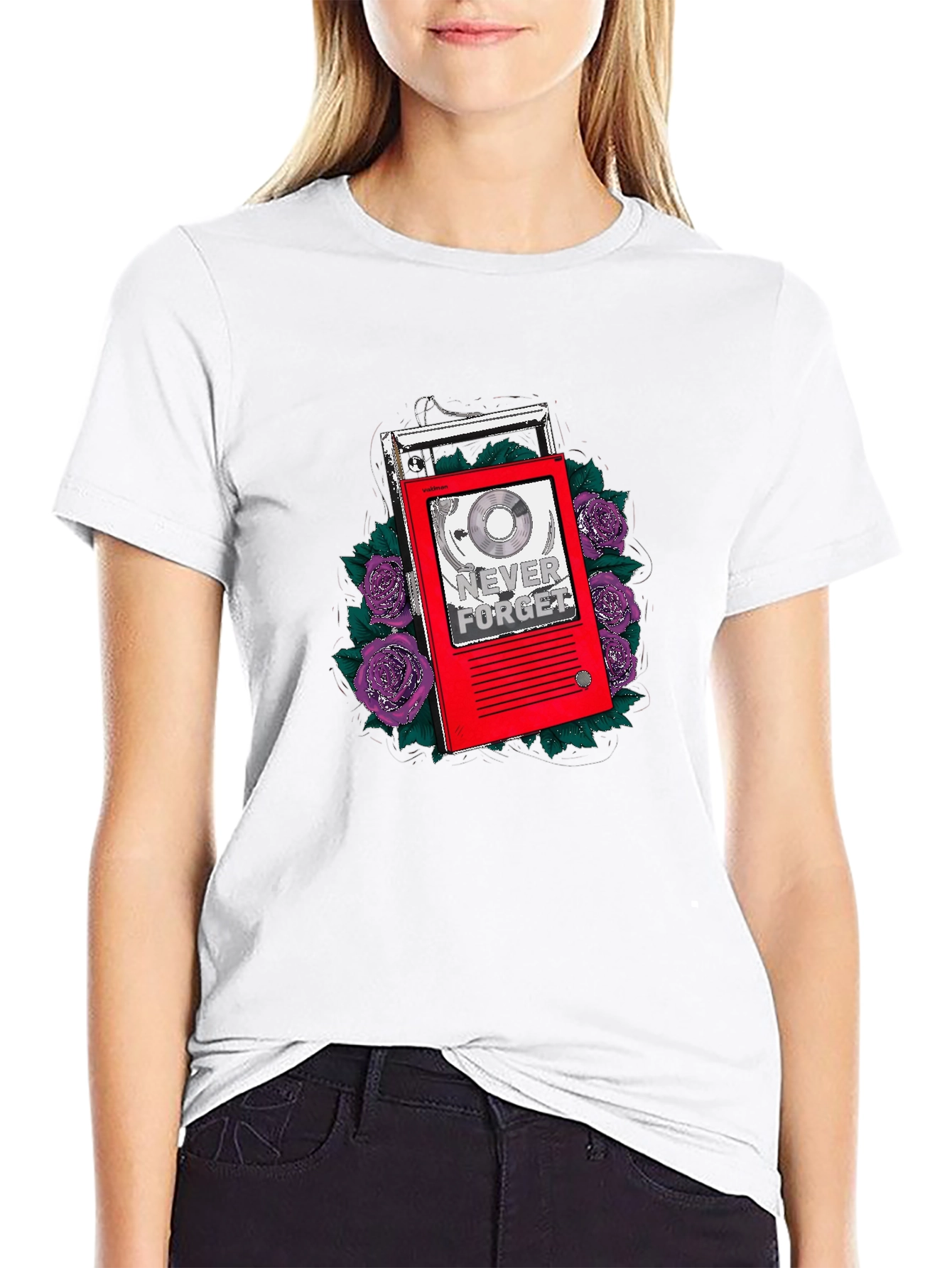 Retro Music Player Graphic T-Shirt
