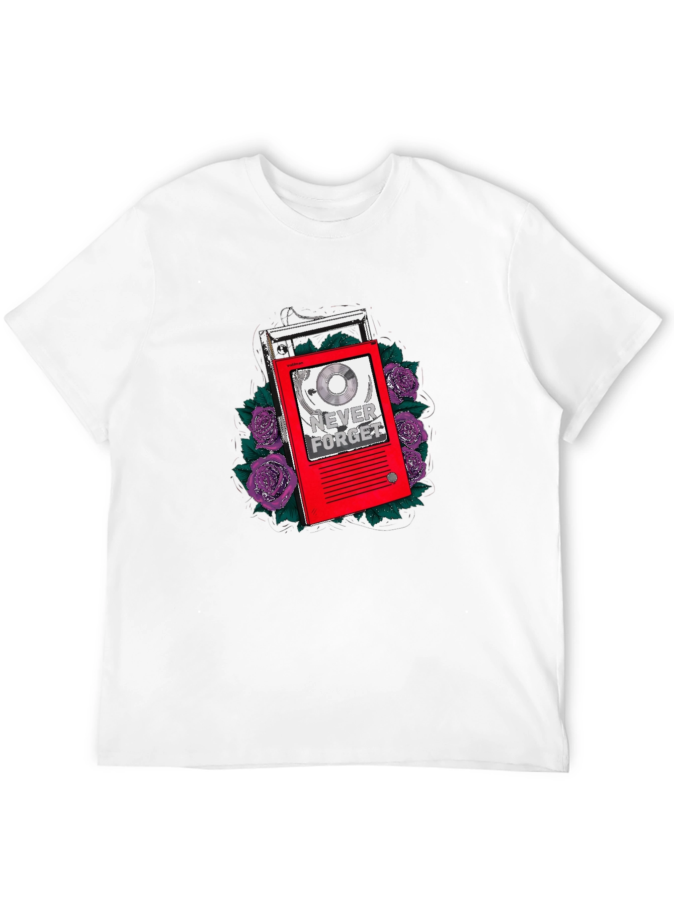 Retro Music Player Graphic T-Shirt