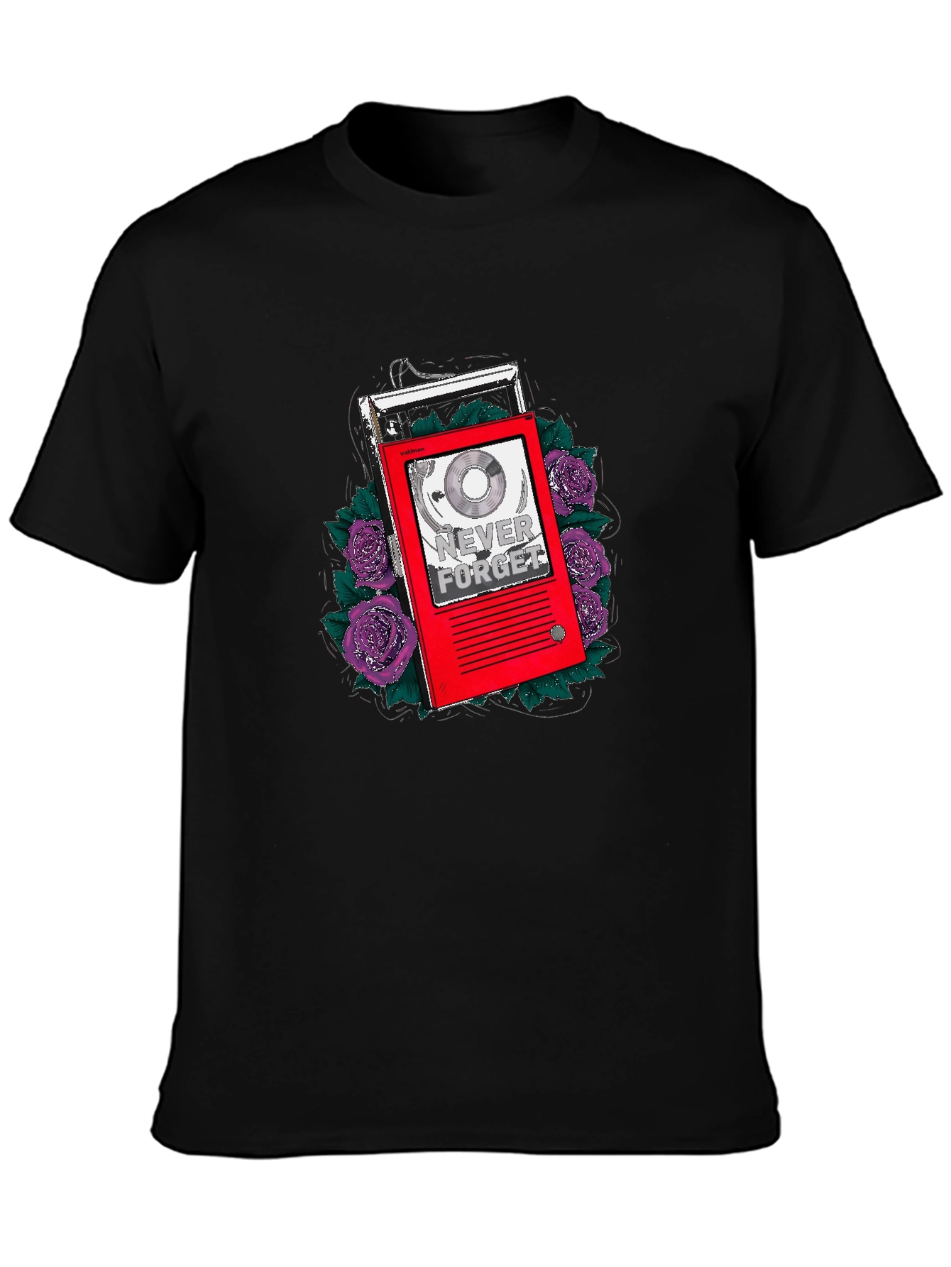 Retro Music Player Graphic T-Shirt