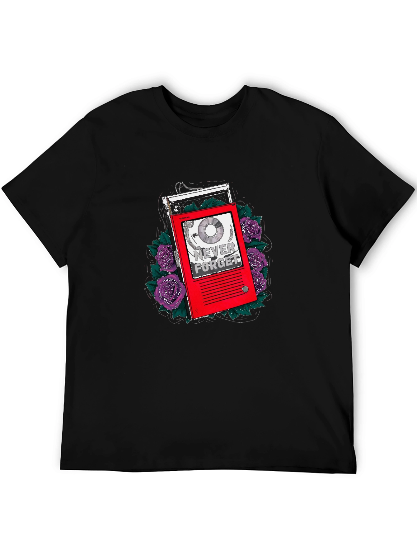 Retro Music Player Graphic T-Shirt