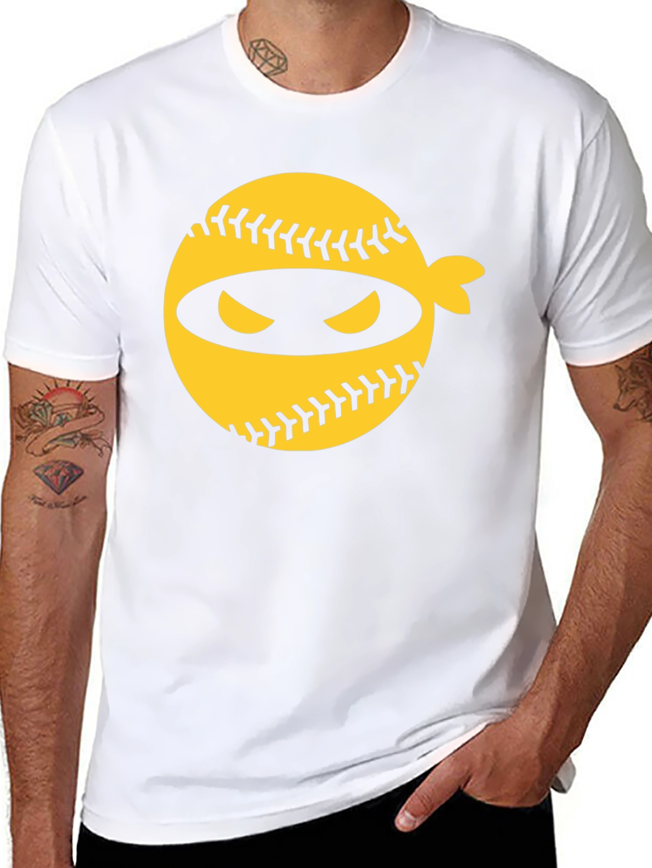 Baseball Ninja T-Shirt - Stealth Style!