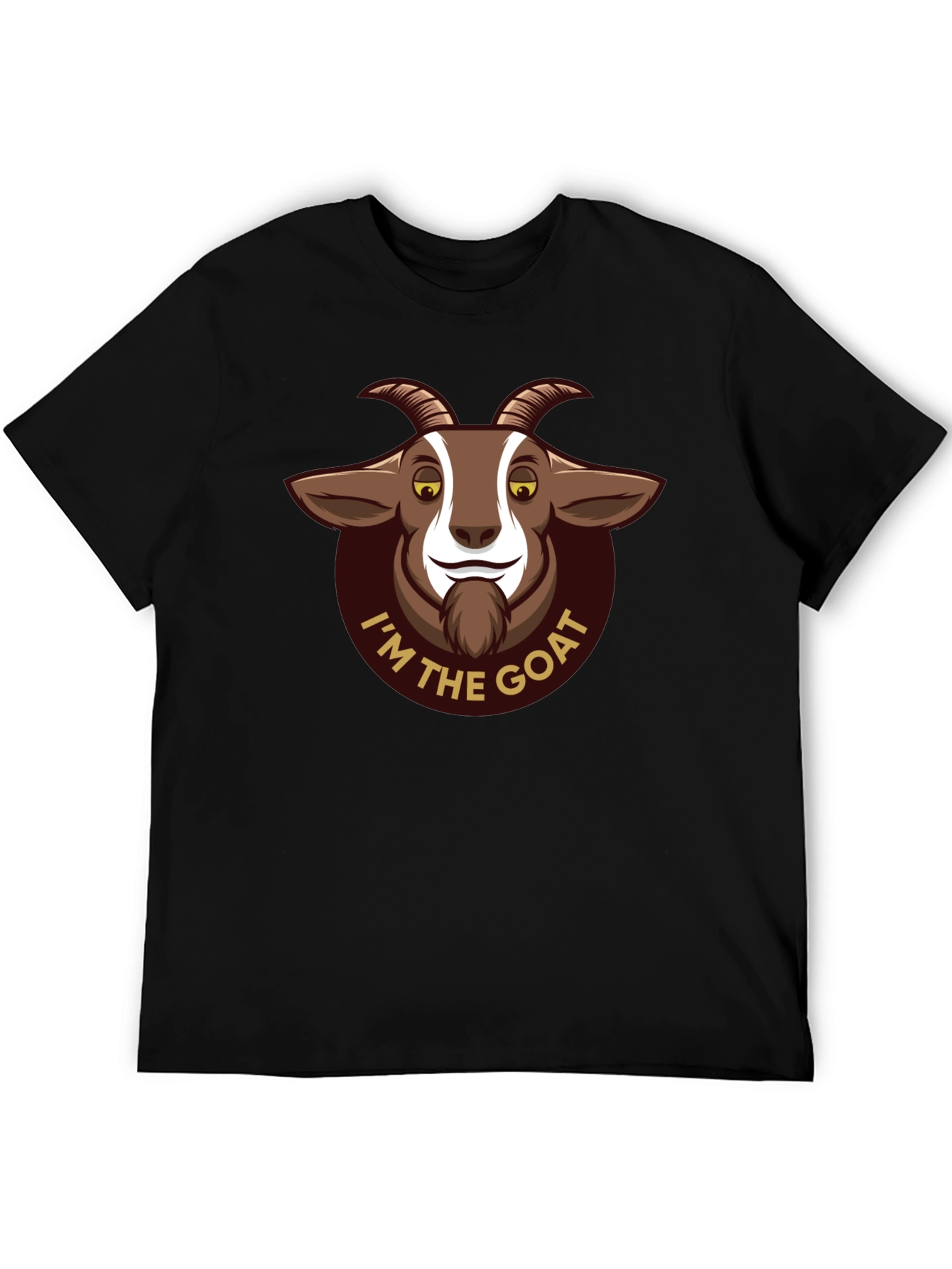 Im The Goat Graphic T-Shirt - Black Cotton Tee