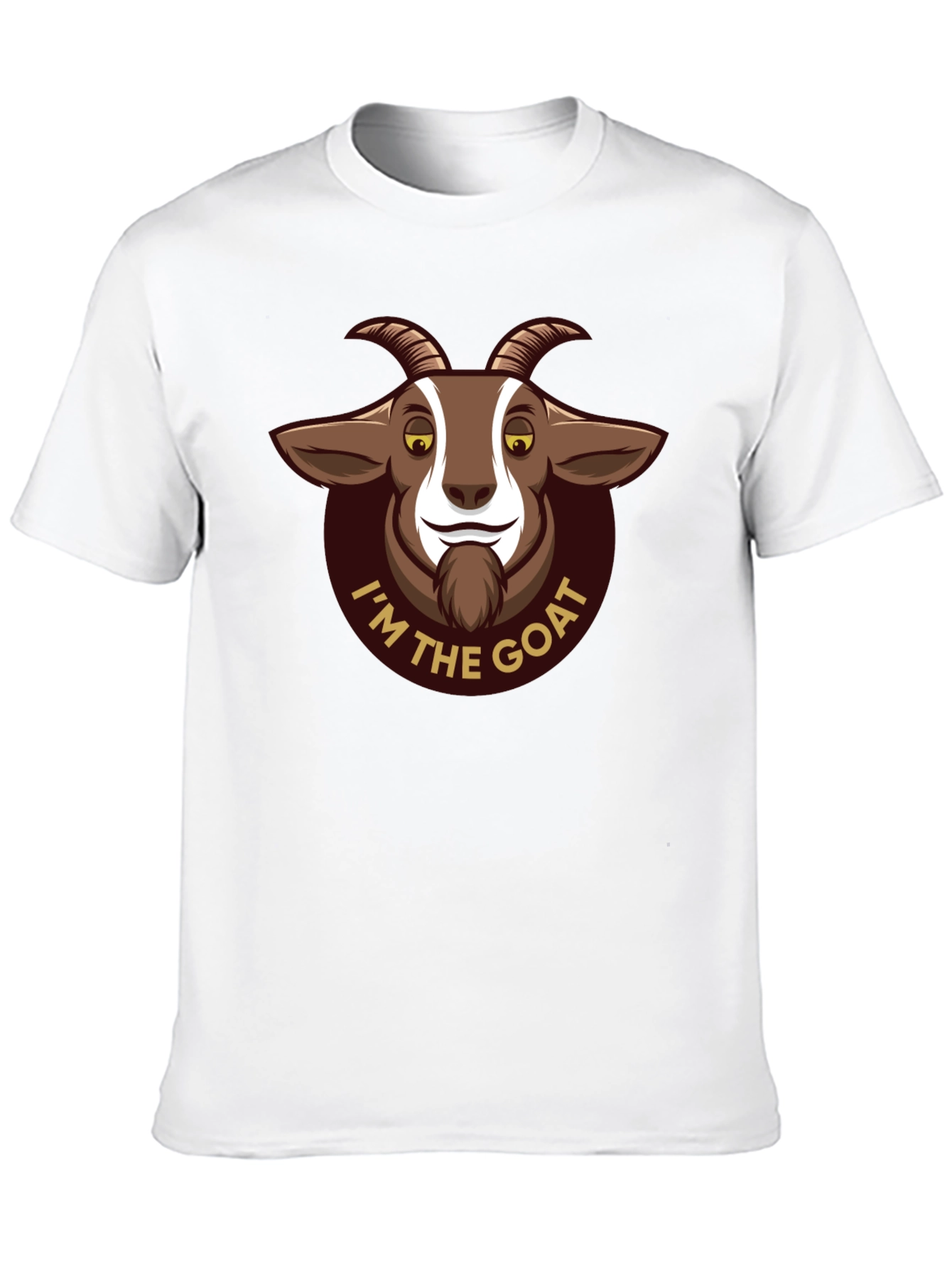 Im The Goat Graphic T-Shirt - Black Cotton Tee