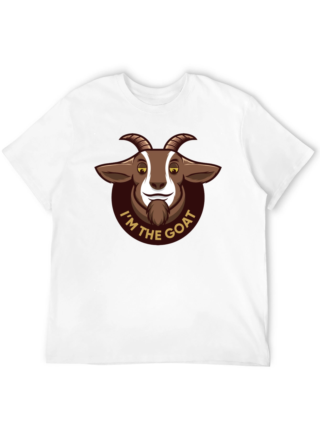 Im The Goat Graphic T-Shirt - Black Cotton Tee
