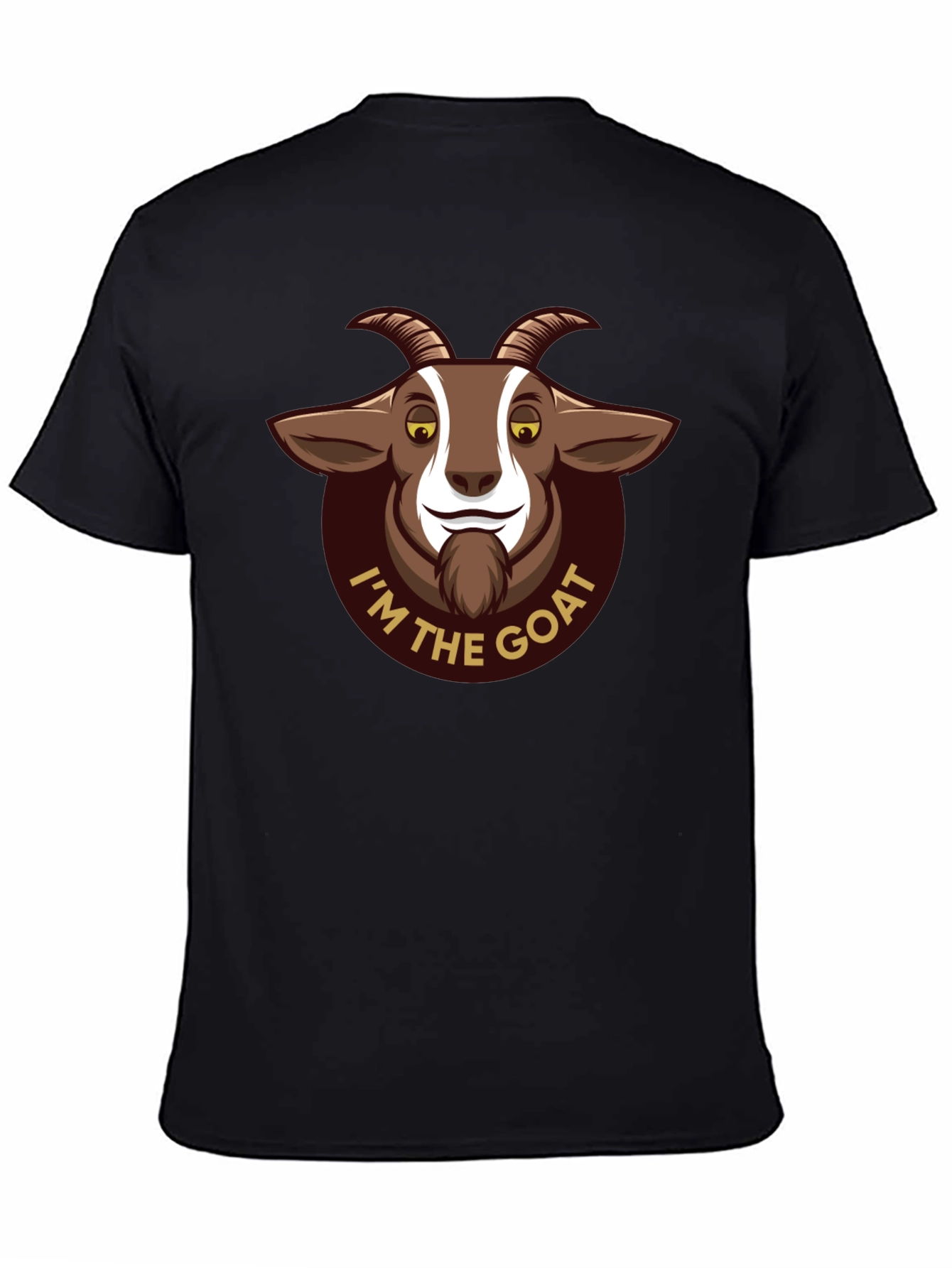 Im The Goat Graphic T-Shirt - Black Cotton Tee