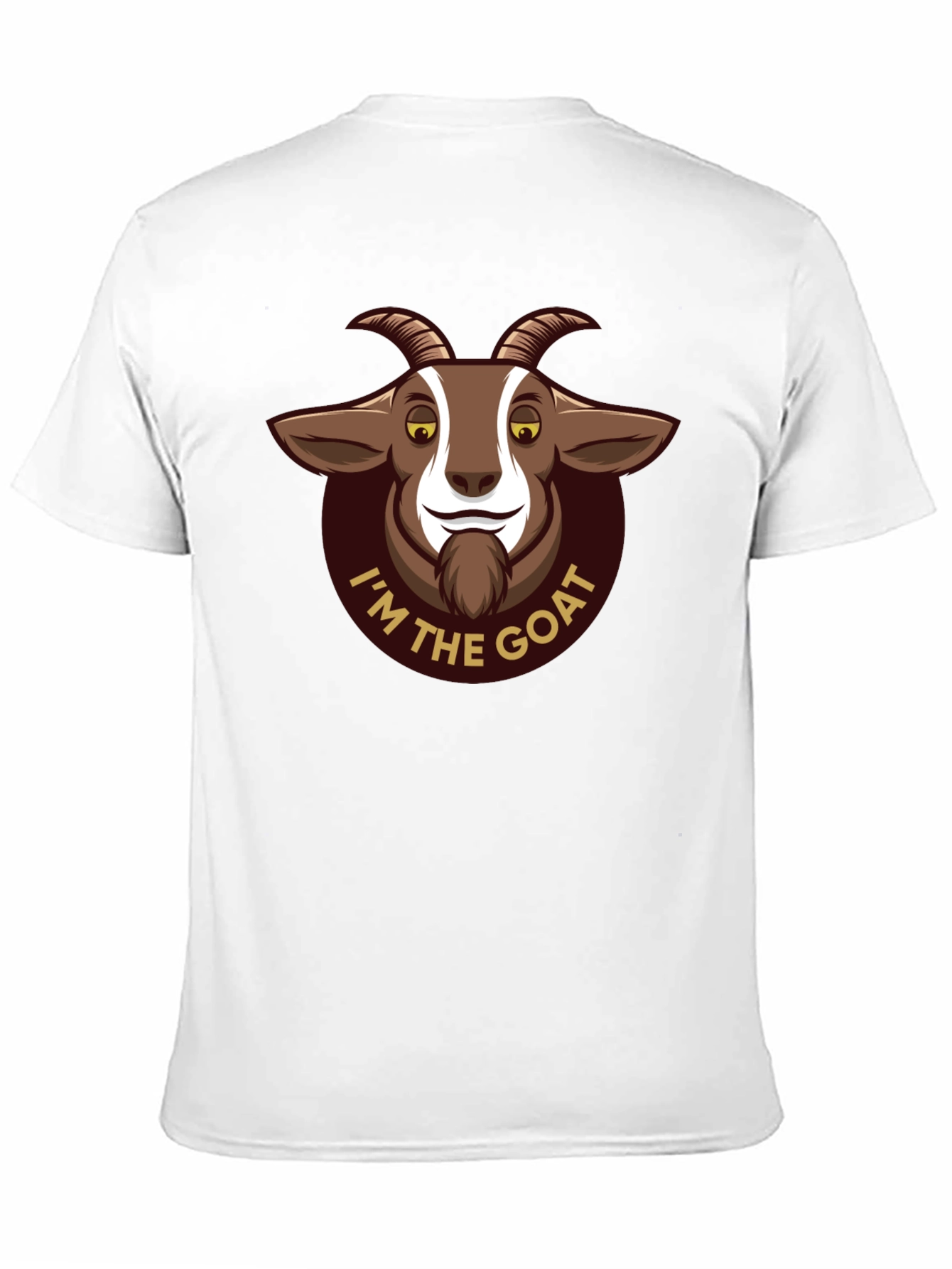 Im The Goat Graphic T-Shirt - Black Cotton Tee