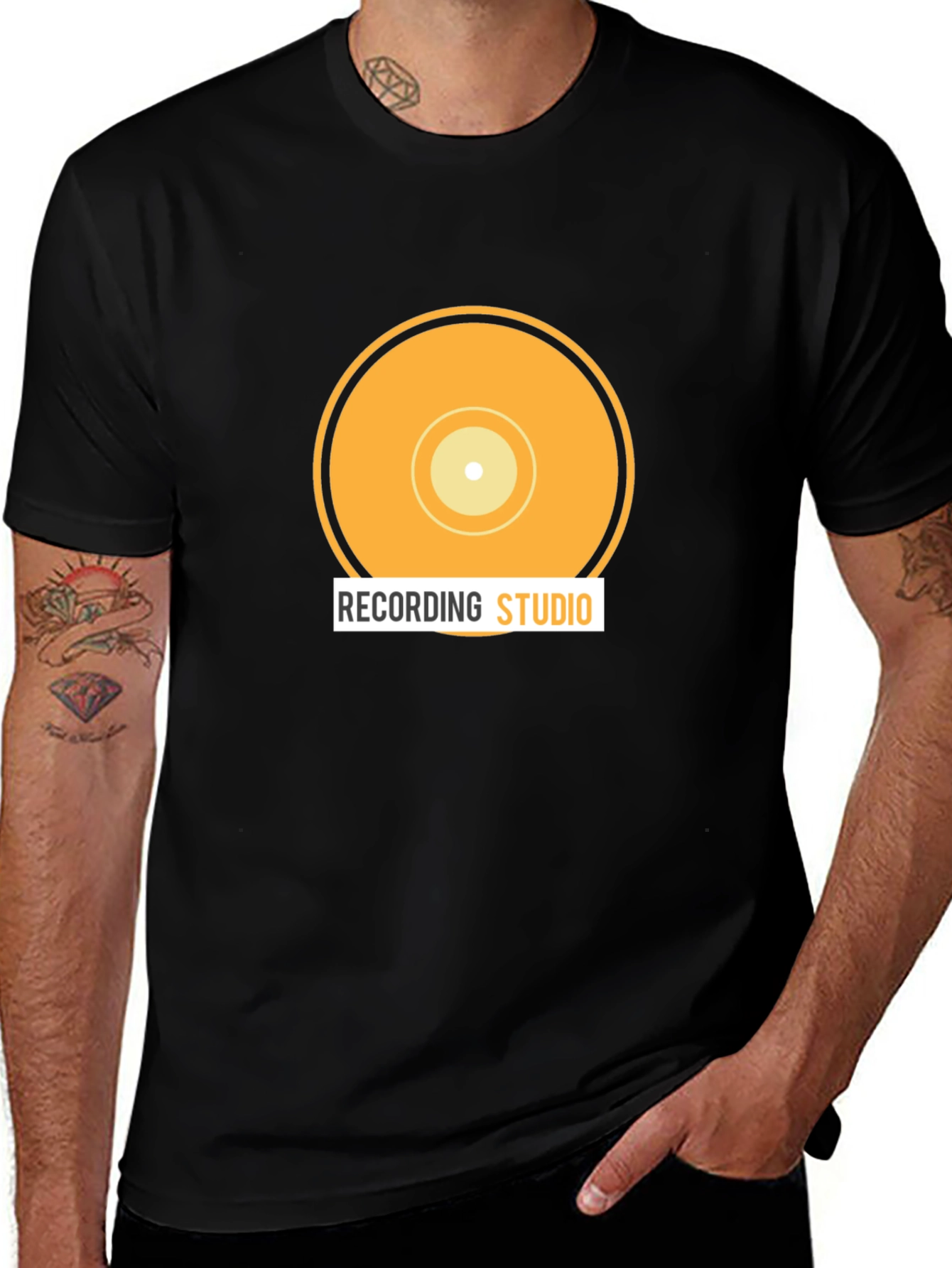 Recording Studio Retro Vinyl T-Shirt