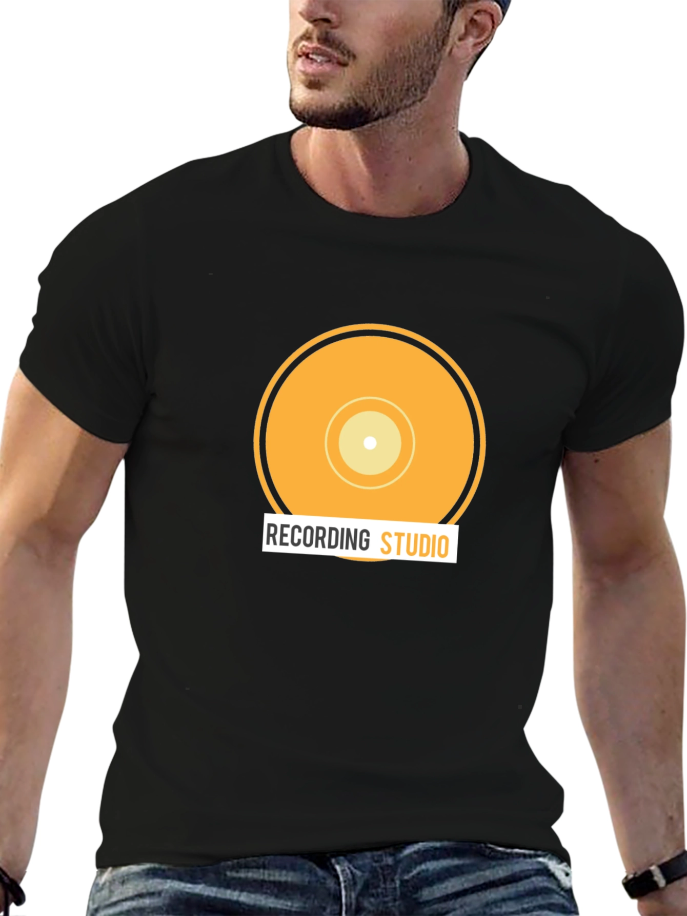 Recording Studio Retro Vinyl T-Shirt