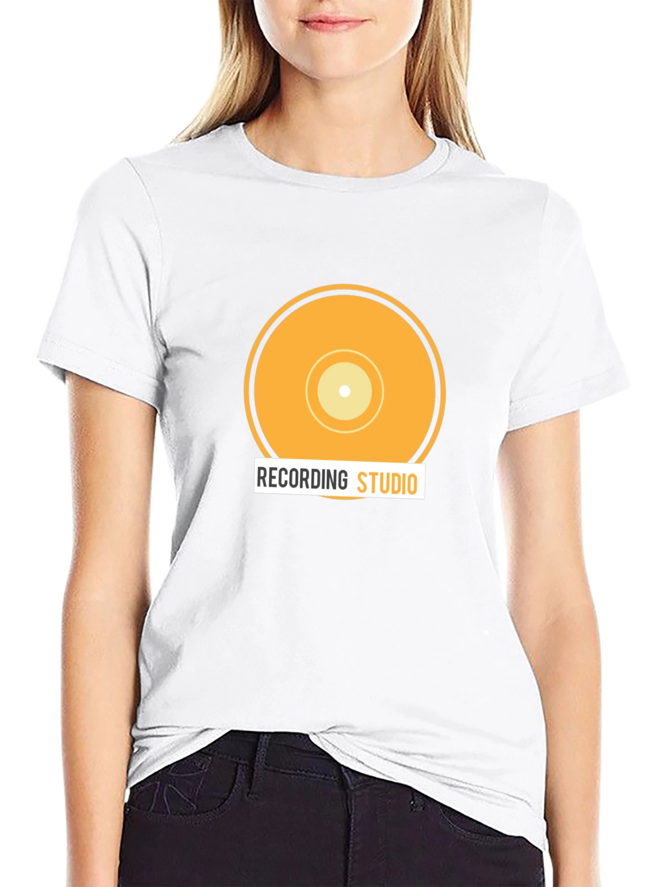 Recording Studio Retro Vinyl T-Shirt