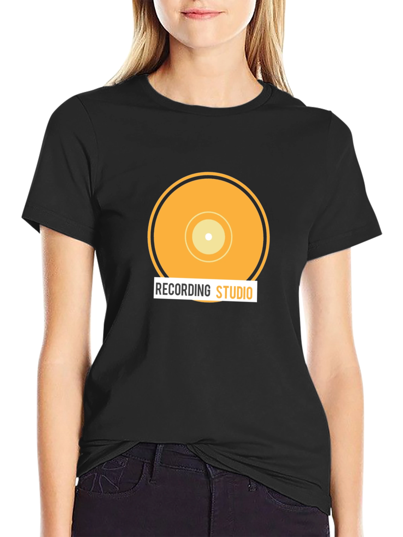 Recording Studio Retro Vinyl T-Shirt