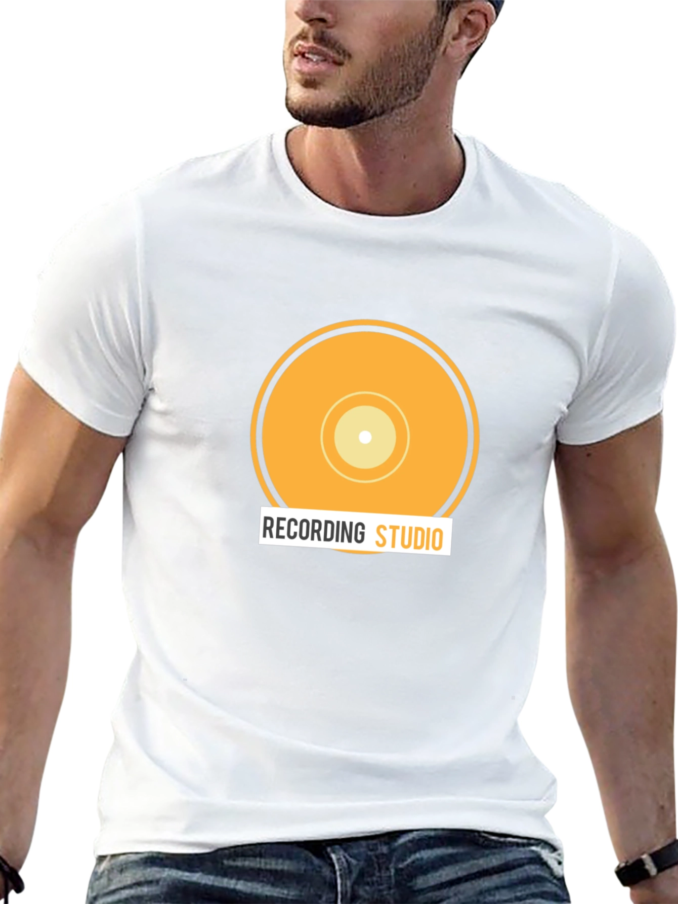 Recording Studio Retro Vinyl T-Shirt