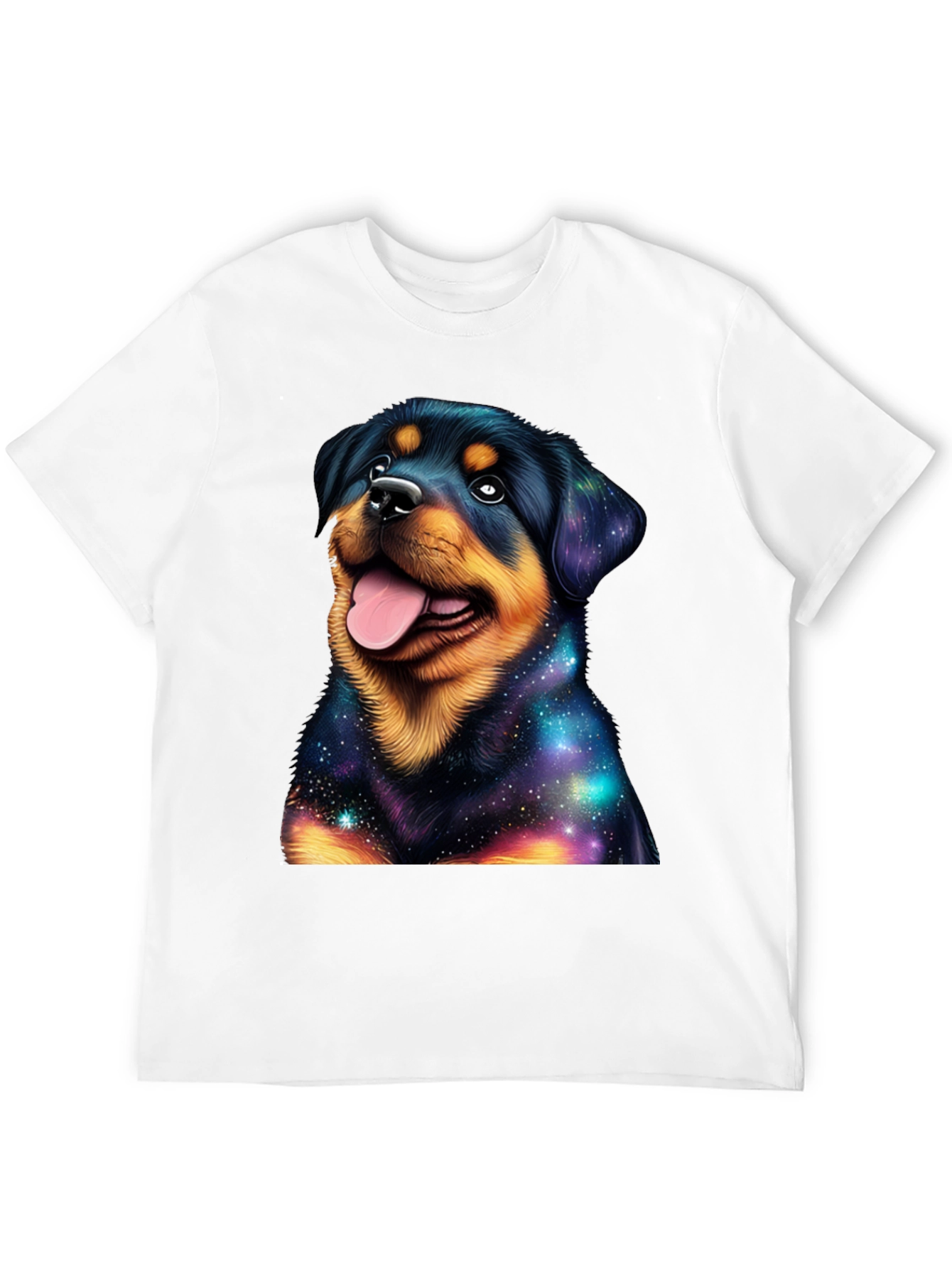 Galaxy Rottweiler Graphic T-Shirt - Stylish Dog Tee