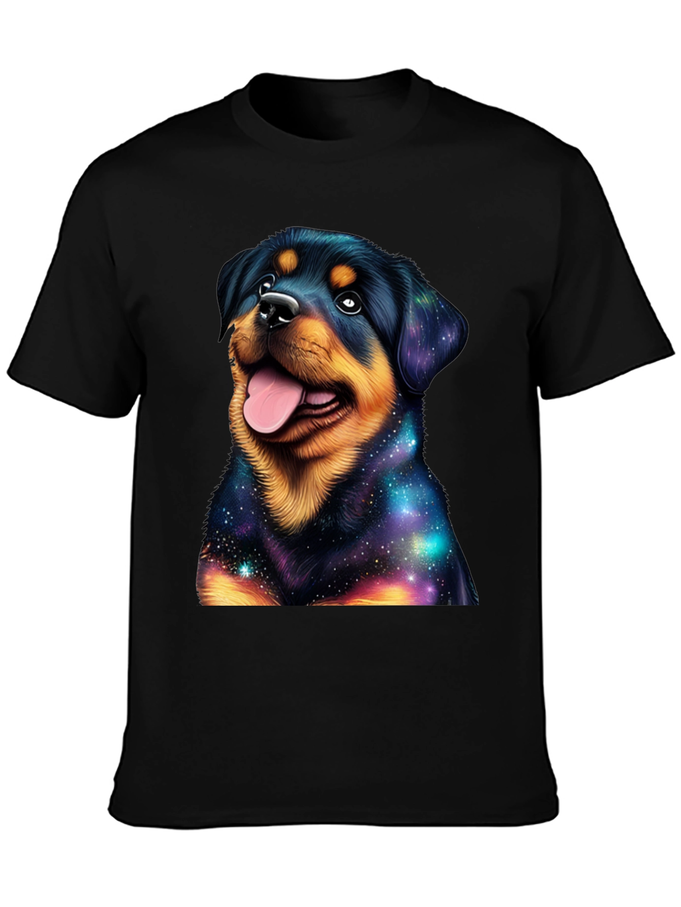 Galaxy Rottweiler Graphic T-Shirt - Stylish Dog Tee