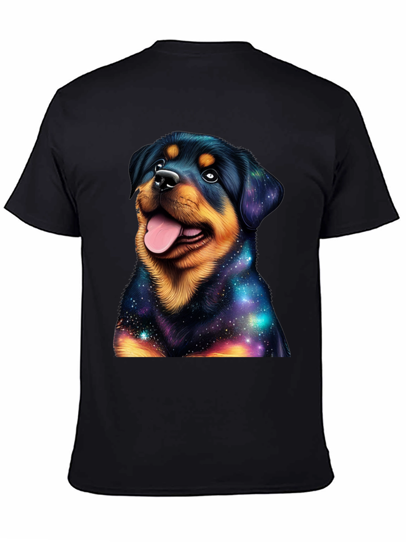 Galaxy Rottweiler Graphic T-Shirt - Stylish Dog Tee