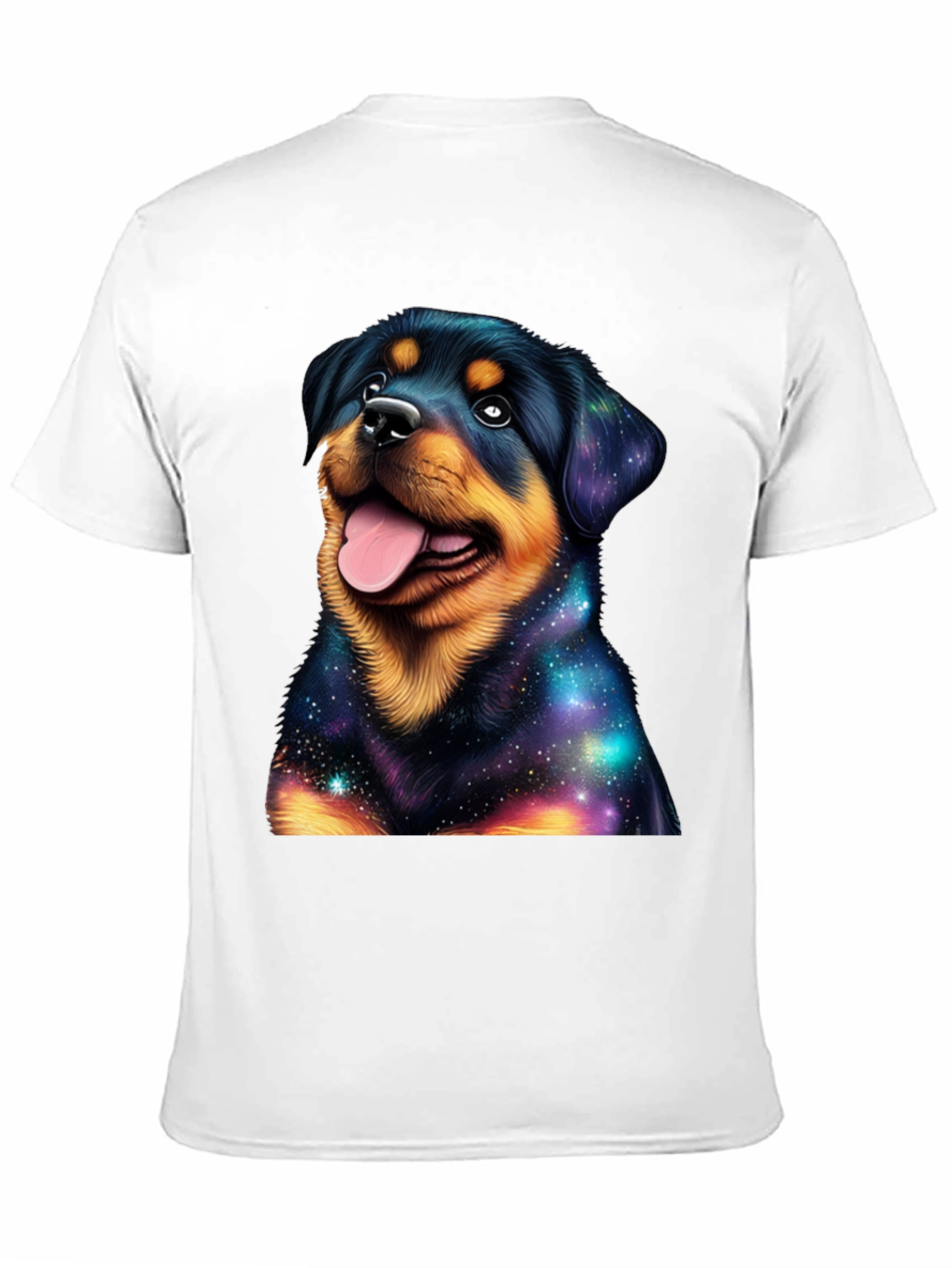 Galaxy Rottweiler Graphic T-Shirt - Stylish Dog Tee