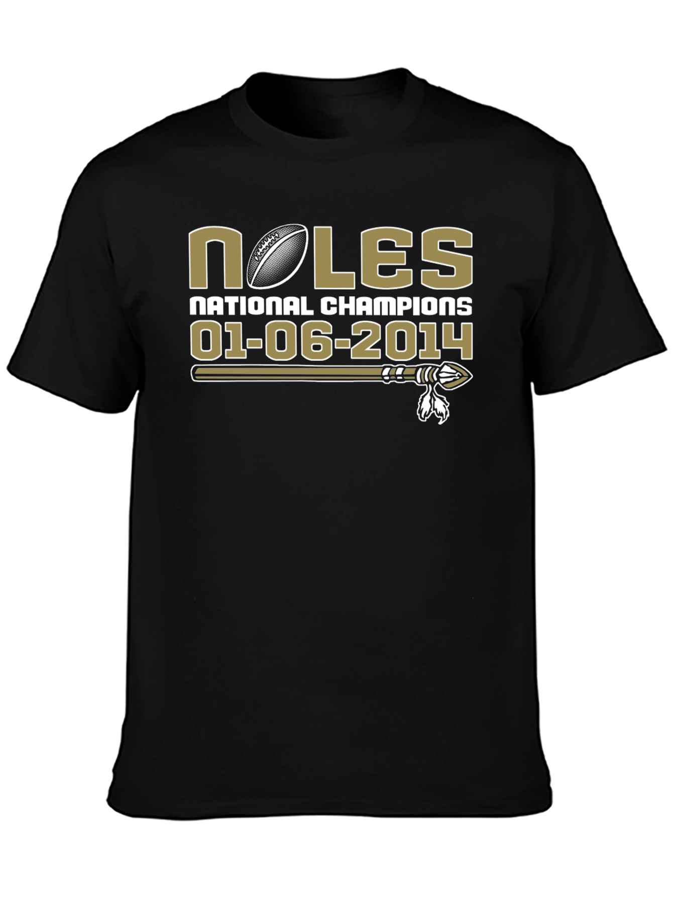 Noles National Champions Black T-Shirt