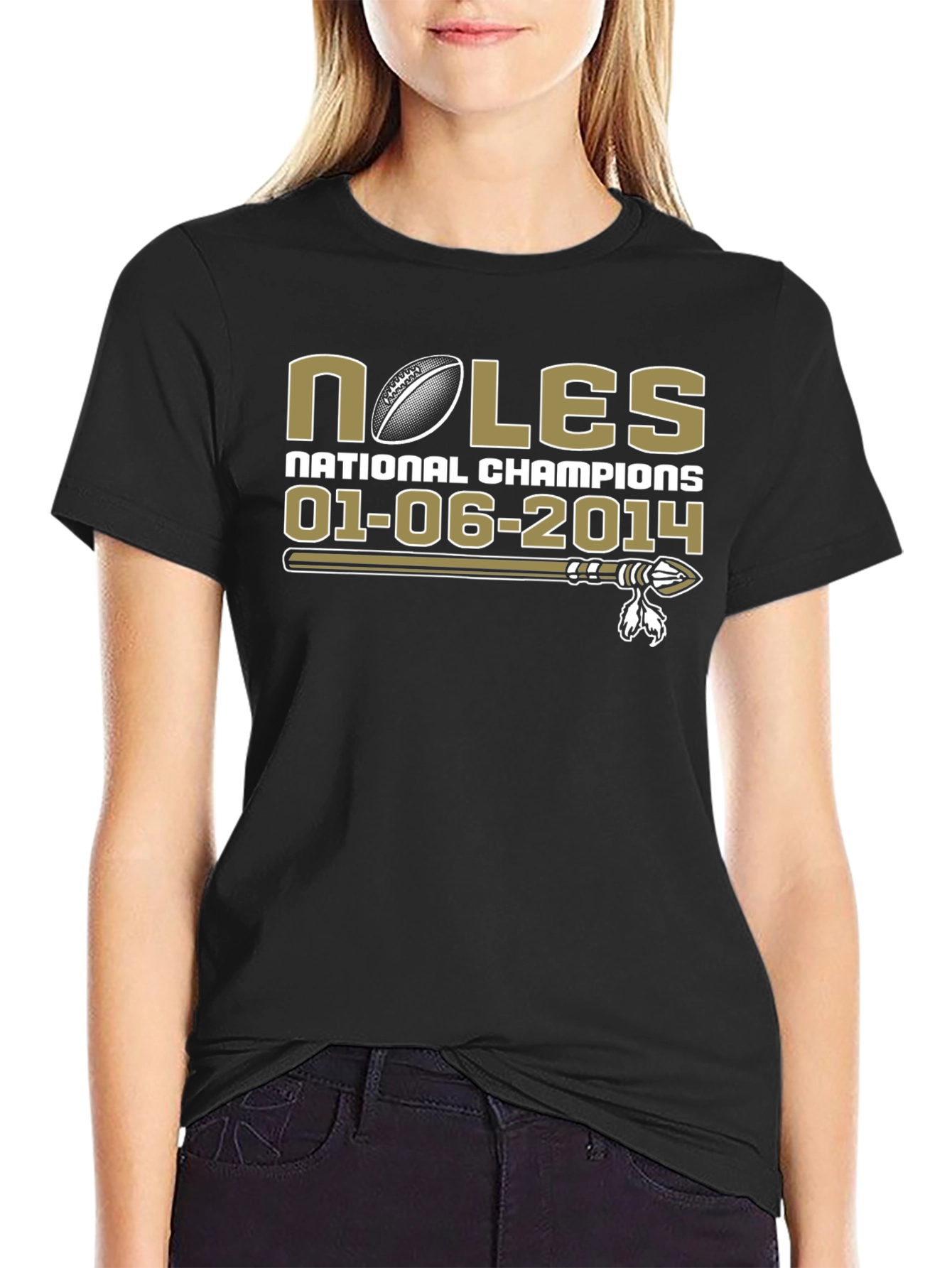 Noles National Champions Black T-Shirt